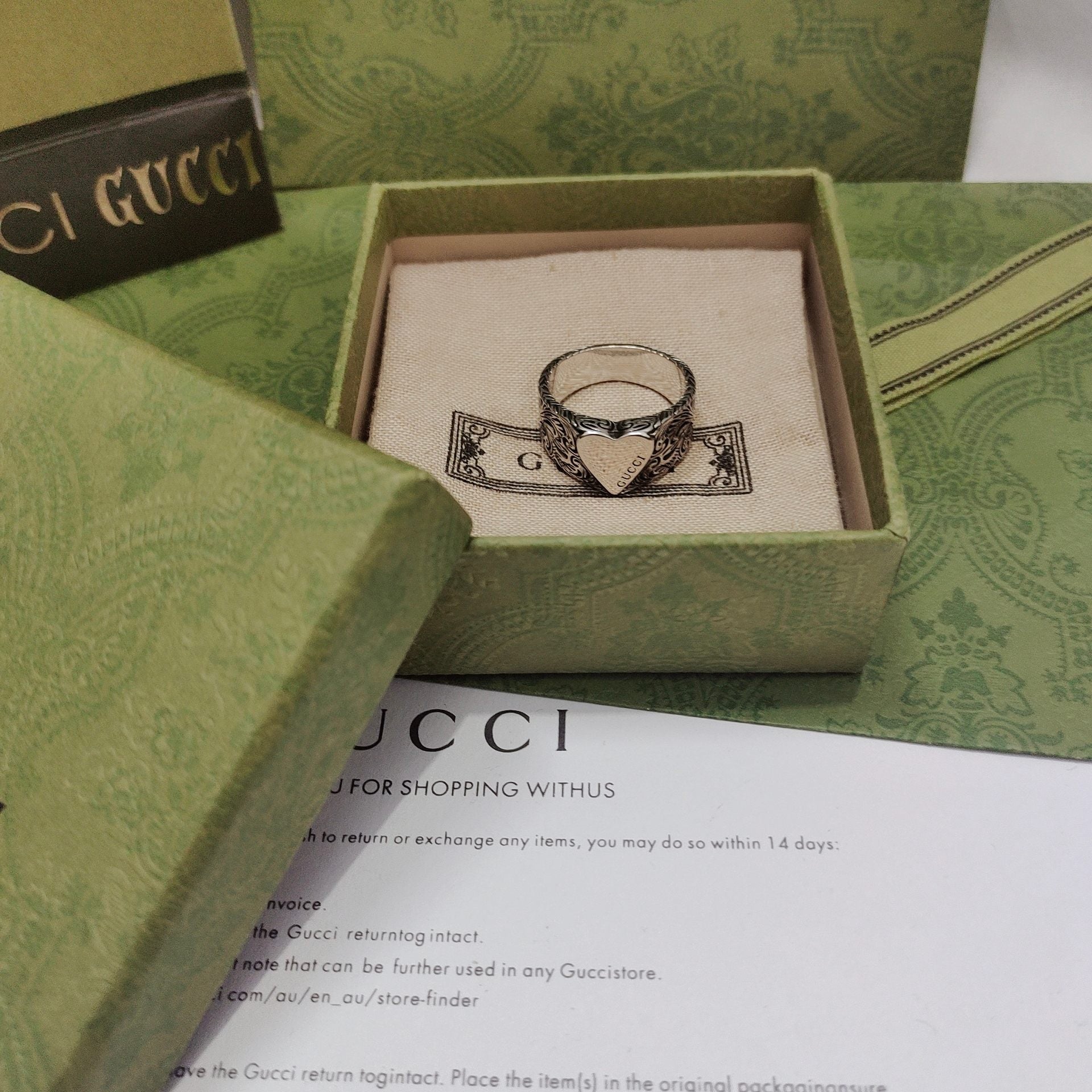 LuxluxHouse Best Quality Accessories Gucci Ring Ring Ring