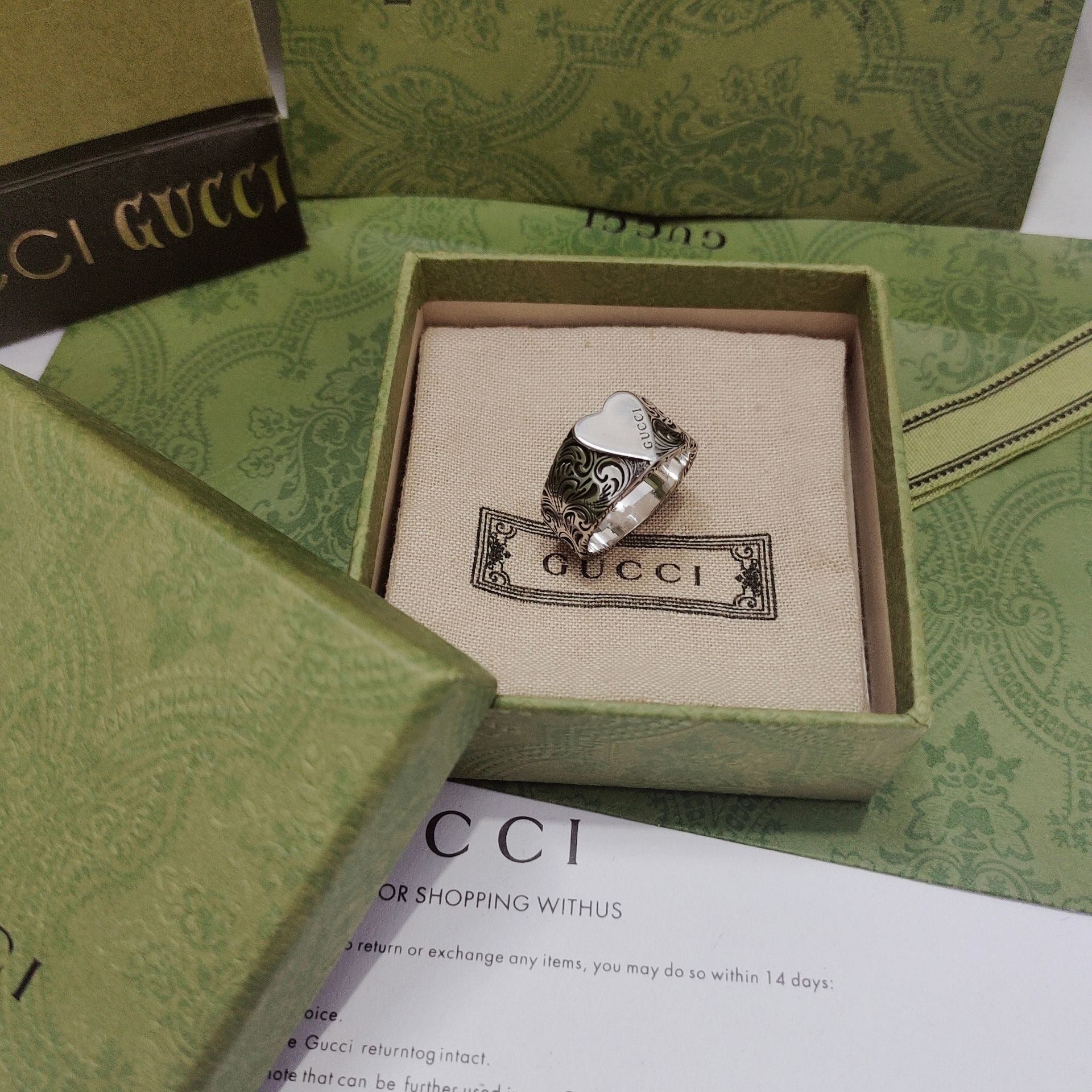 LuxluxHouse Best Quality Accessories Gucci Ring Ring Ring