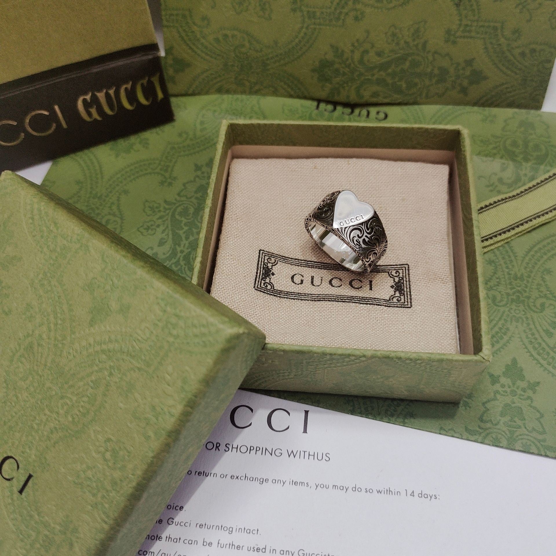 LuxluxHouse Best Quality Accessories Gucci Ring Ring Ring