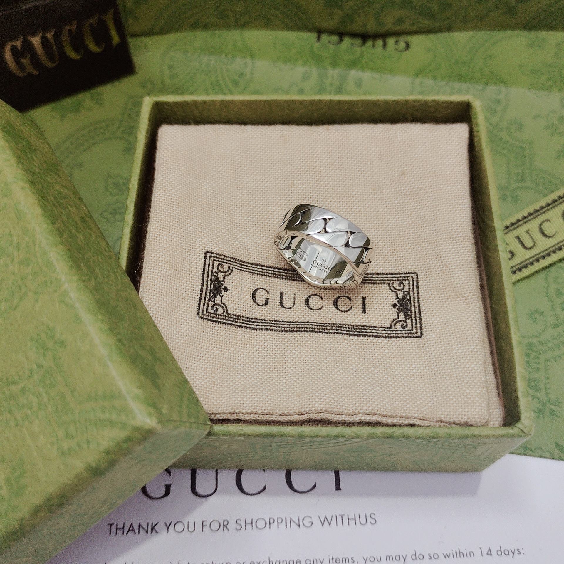 LuxluxHouse Best Quality Accessories Gucci Ring Ring Ring