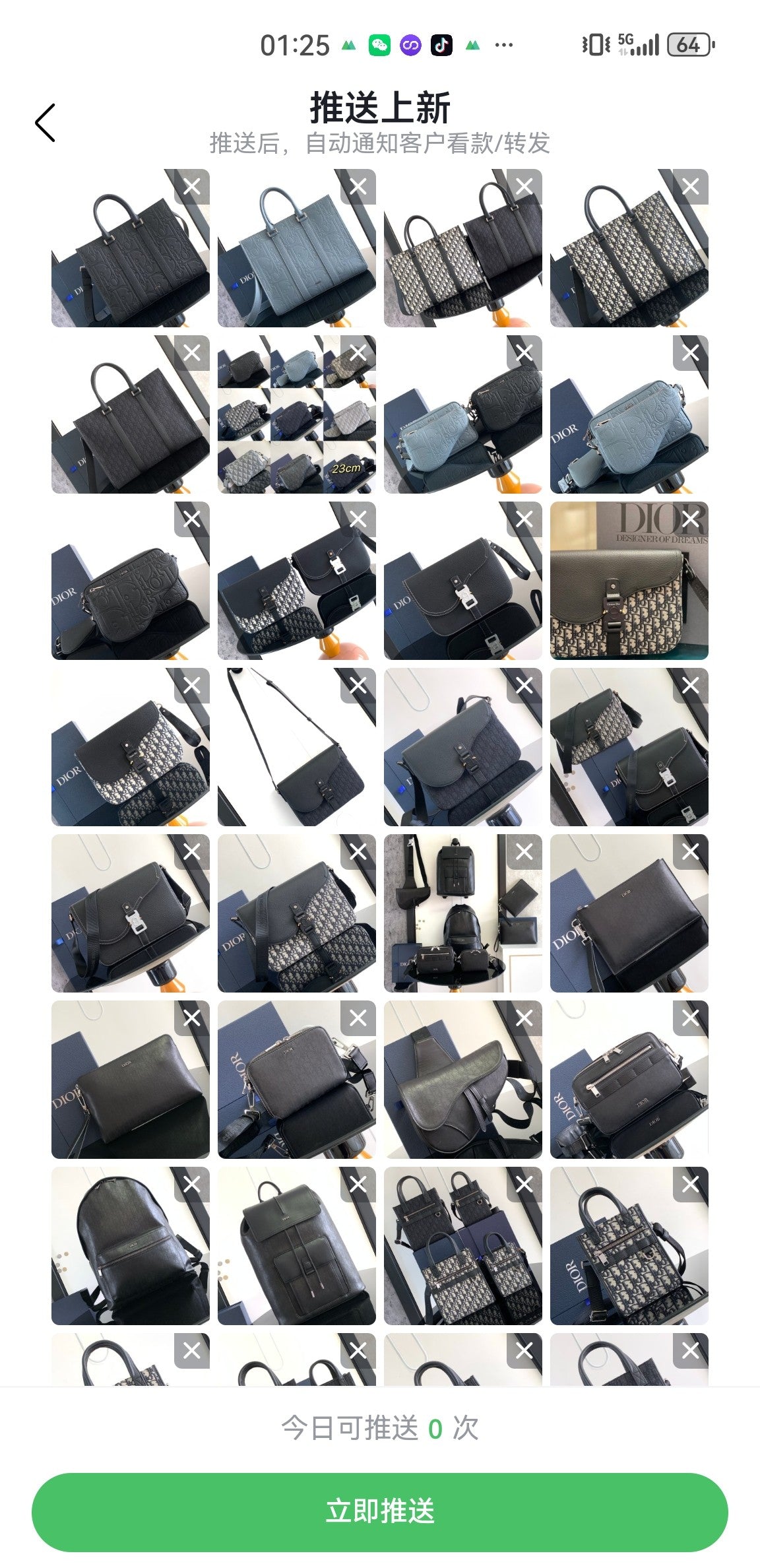 LuxluxHouse Best Quality Bags Dior Men