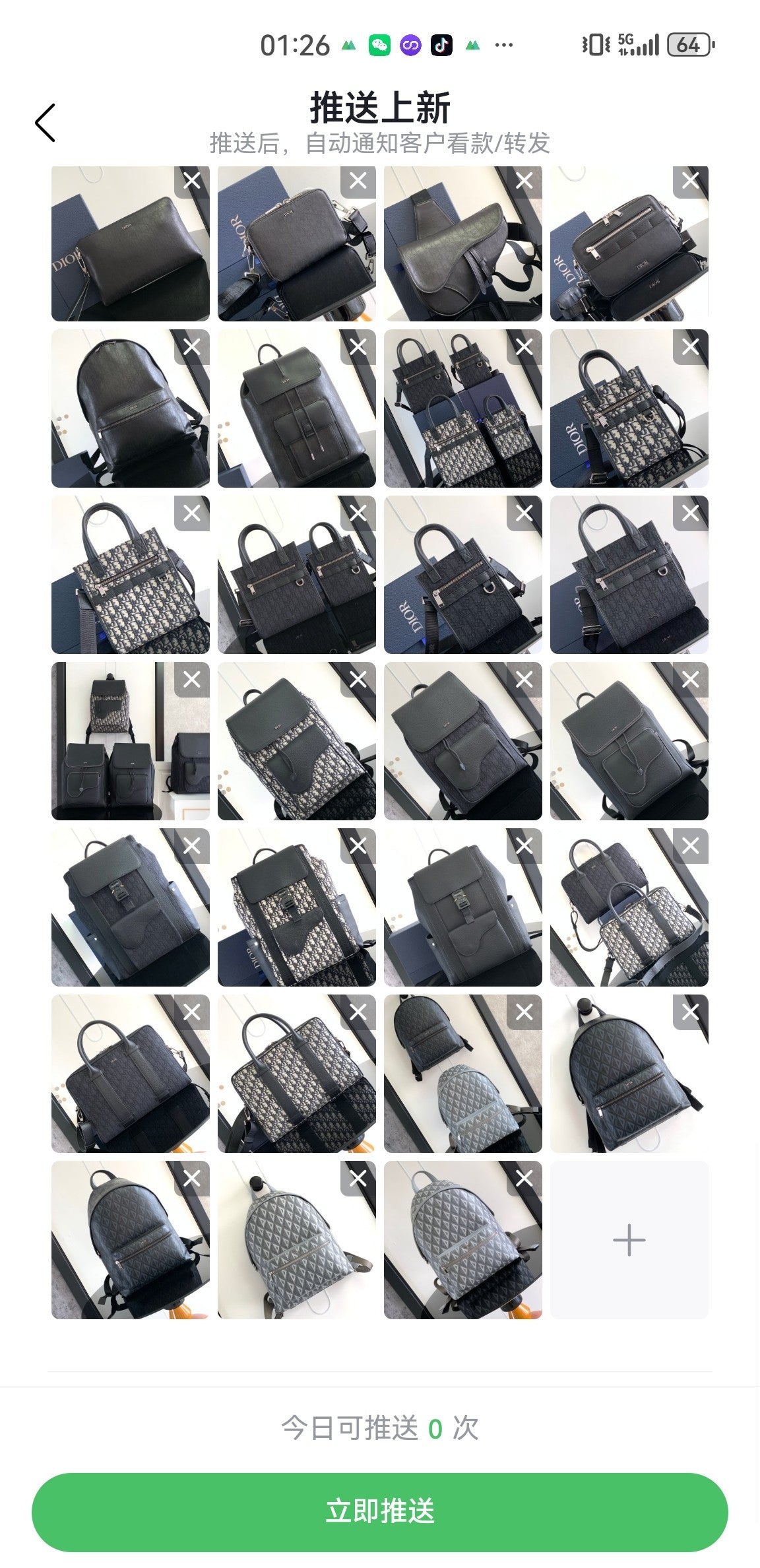 LuxluxHouse Best Quality Bags Dior Men