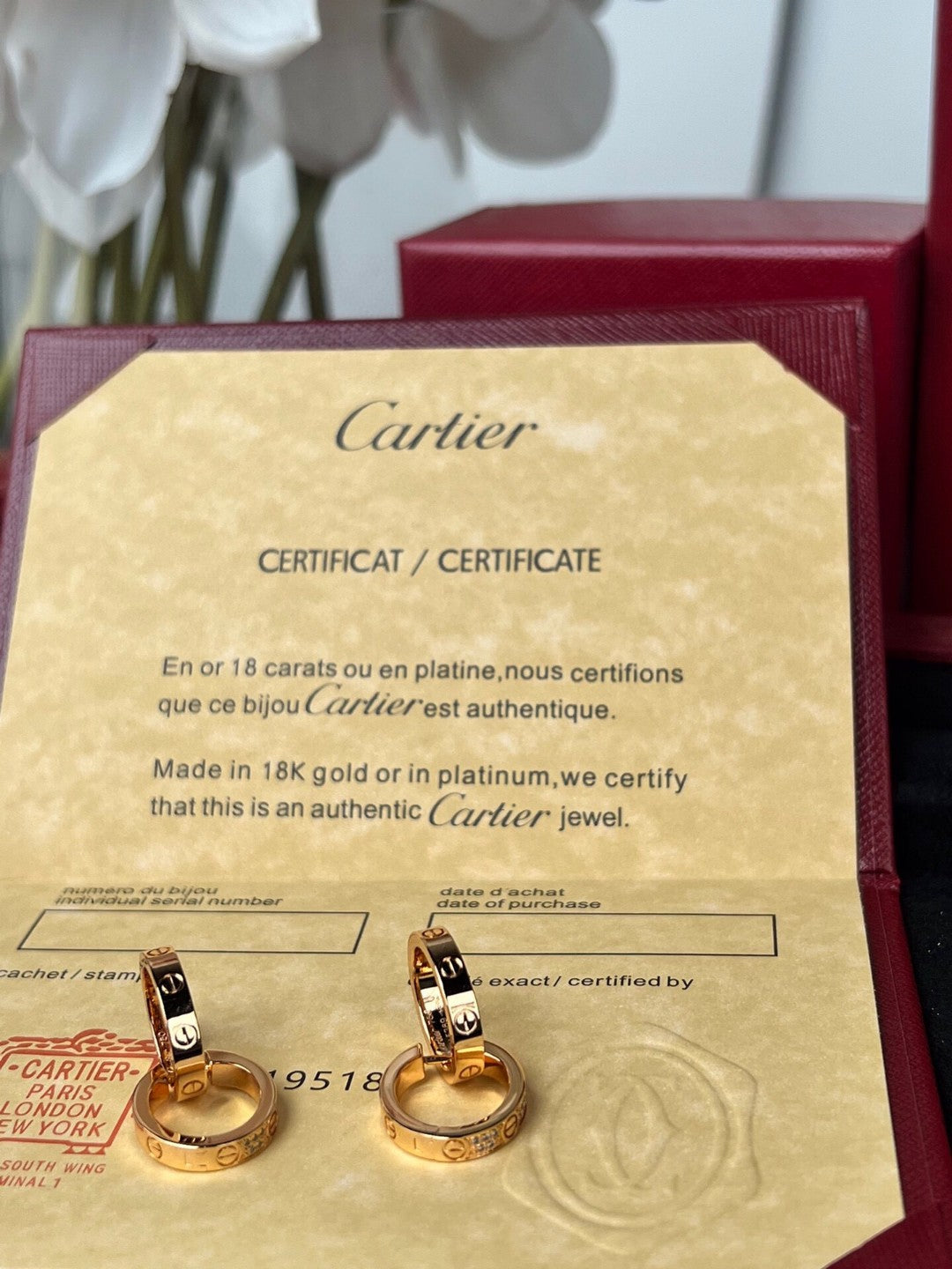 LuxluxHouse Best Quality Accessories Earrings Earrings Earrings Cartier