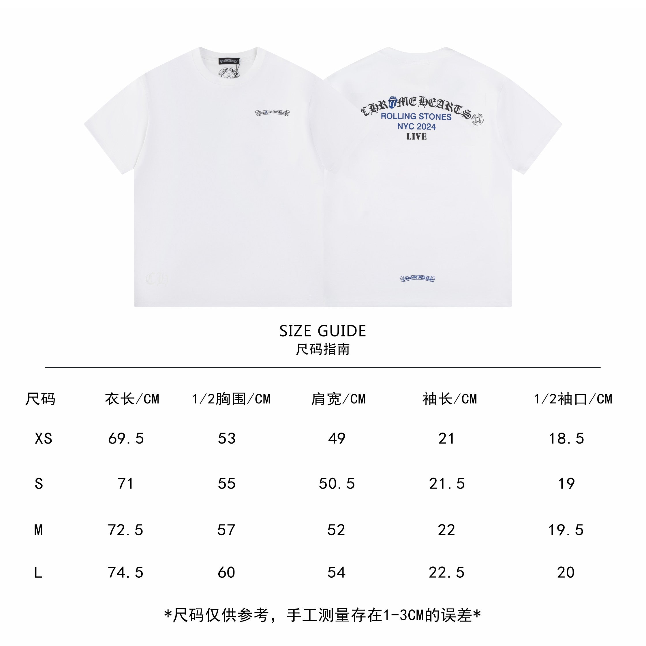 LuxluxHouse Best Quality Clothes Chrome Hearts T-shirt