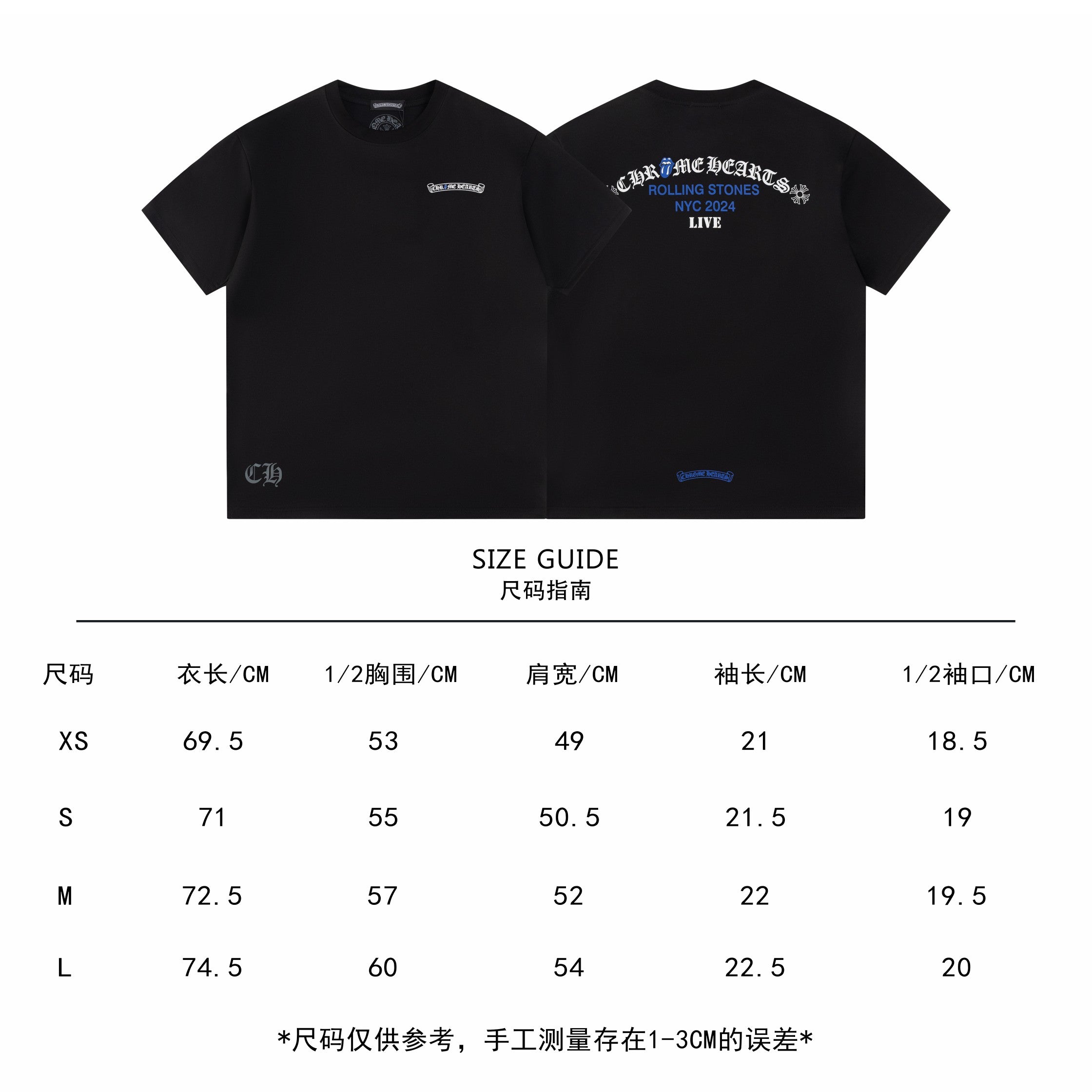 LuxluxHouse Best Quality Clothes Chrome Hearts T-shirt
