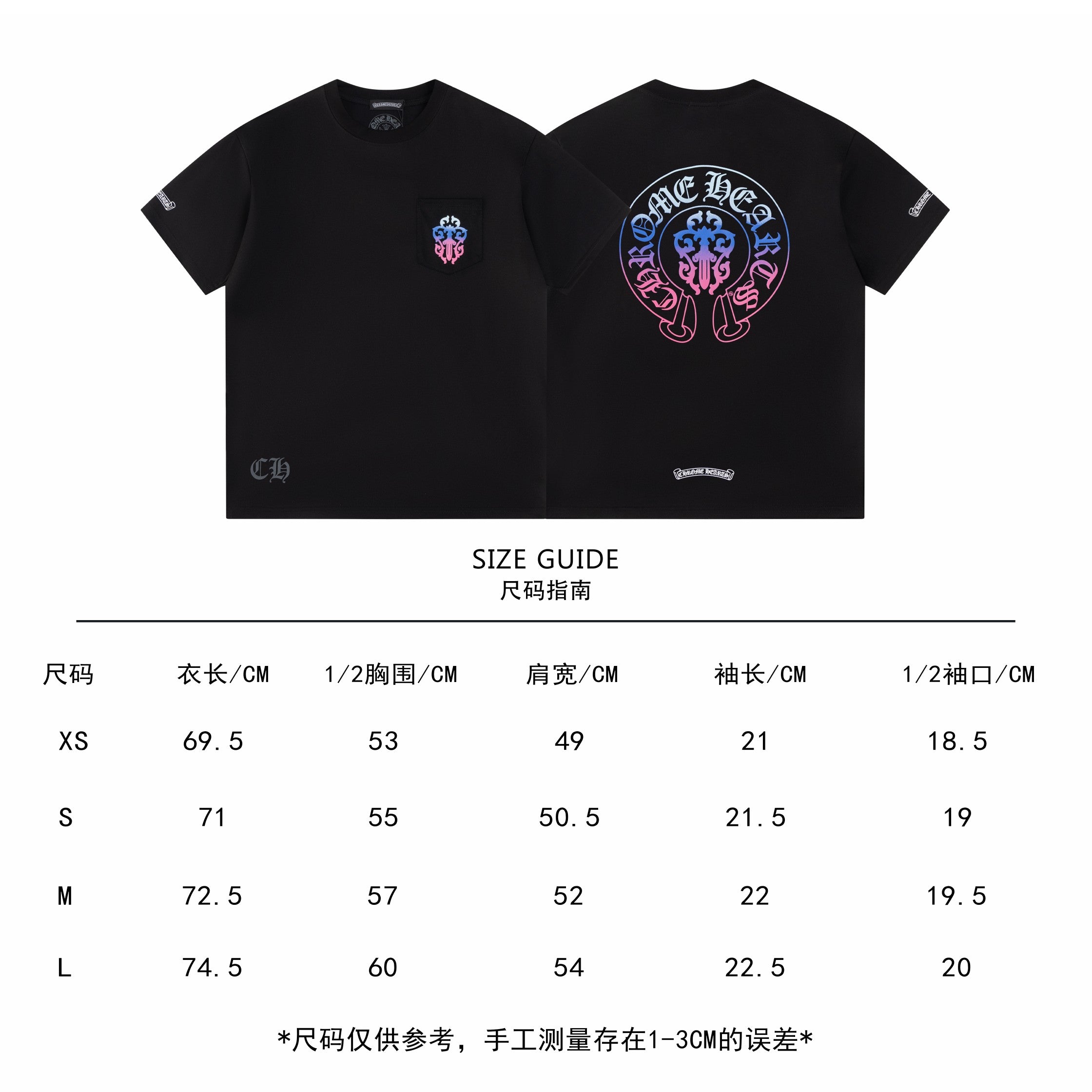 LuxluxHouse Best Quality Clothes Chrome Hearts T-shirt