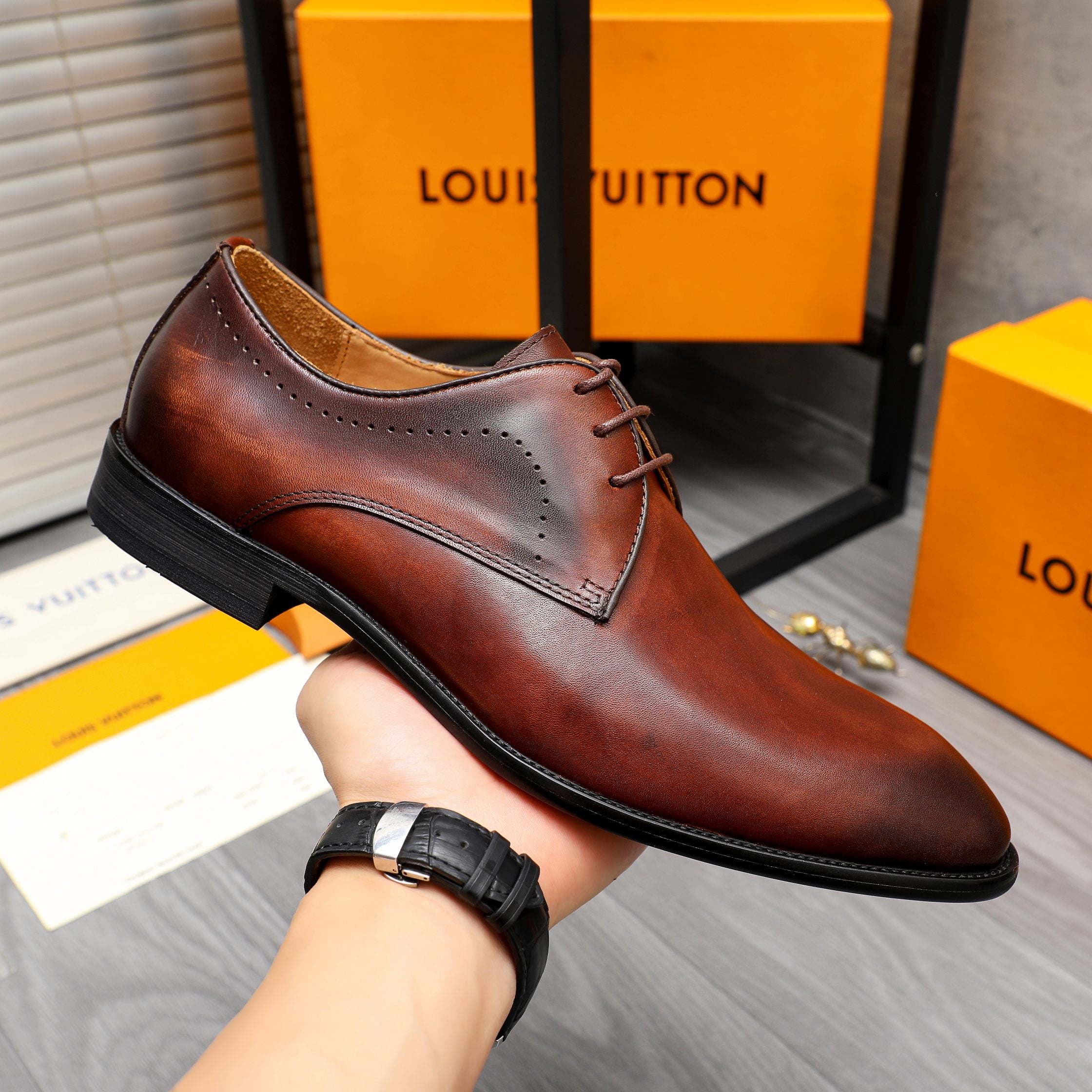 LuxluxHouse Best Quality Louis Vuitton Dress Shoes
