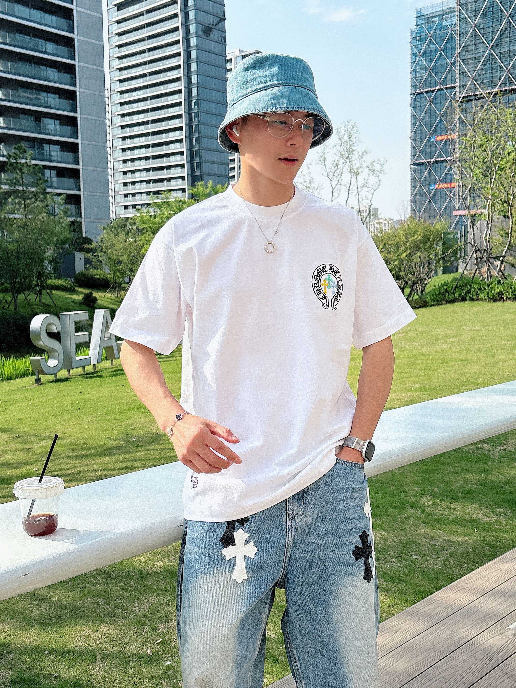 LuxluxHouse Best Quality Clothes Chrome Hearts T-shirt