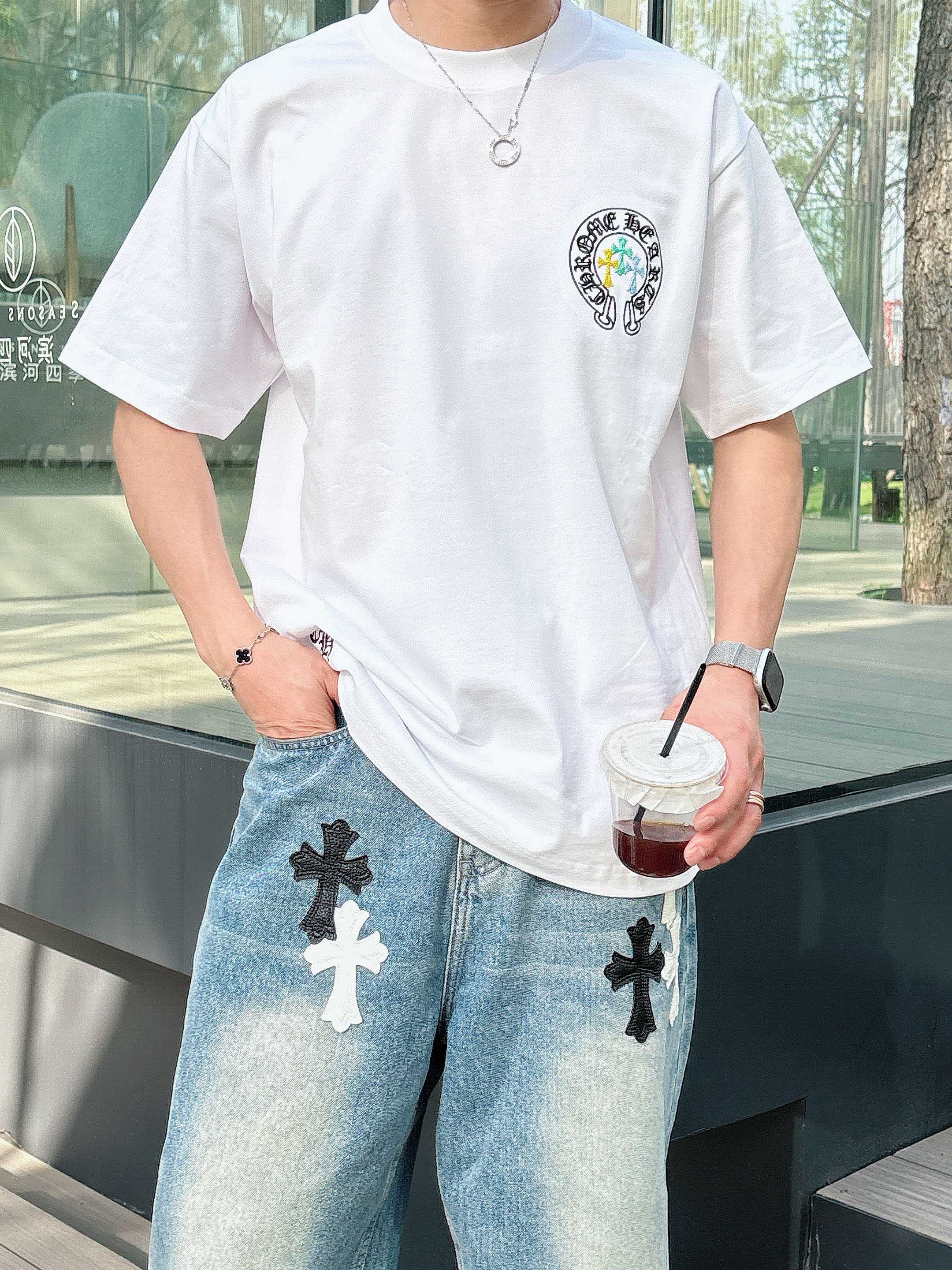 LuxluxHouse Best Quality Clothes Chrome Hearts T-shirt