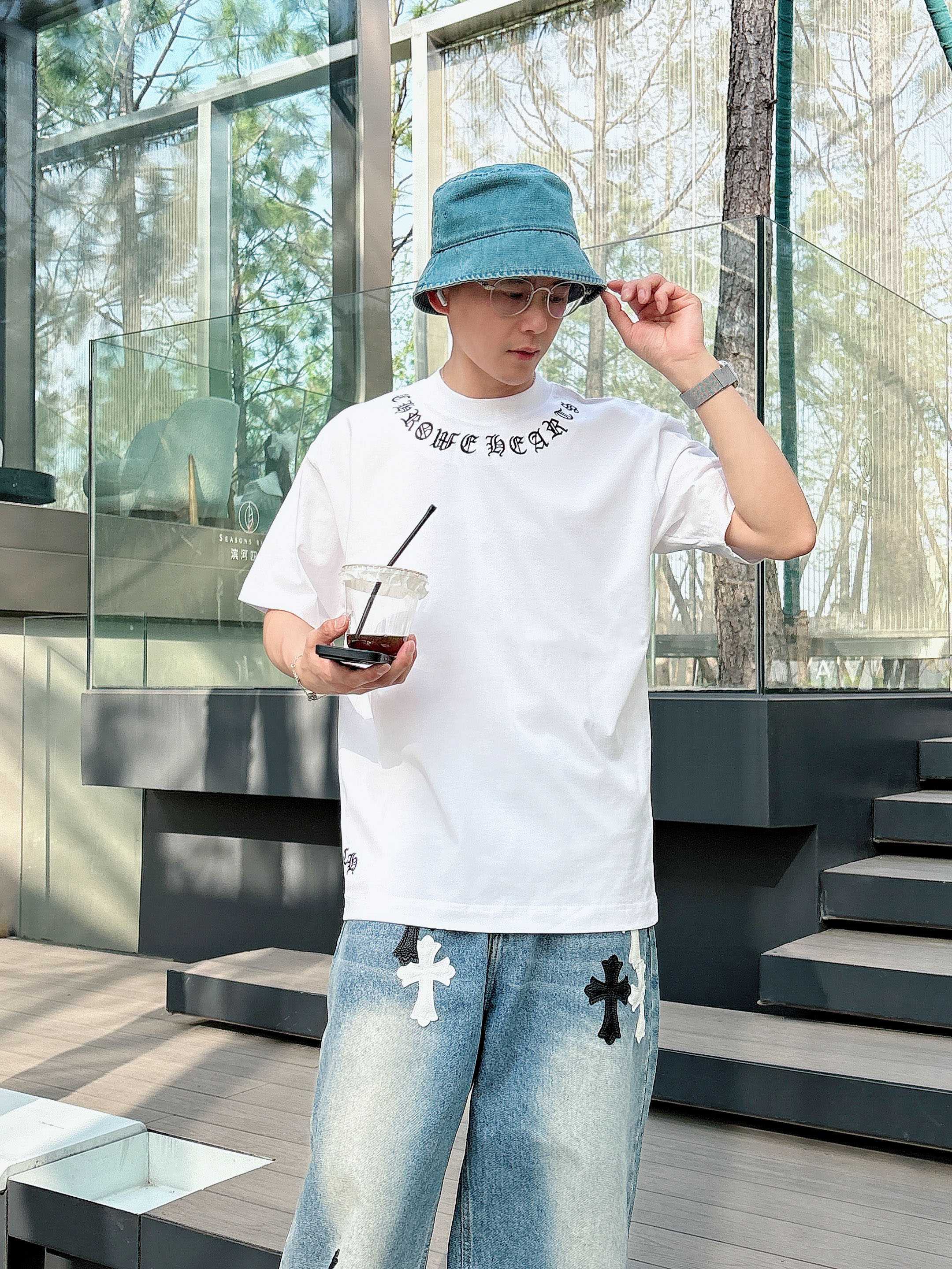 LuxluxHouse Best Quality Clothes Chrome Hearts T-shirt