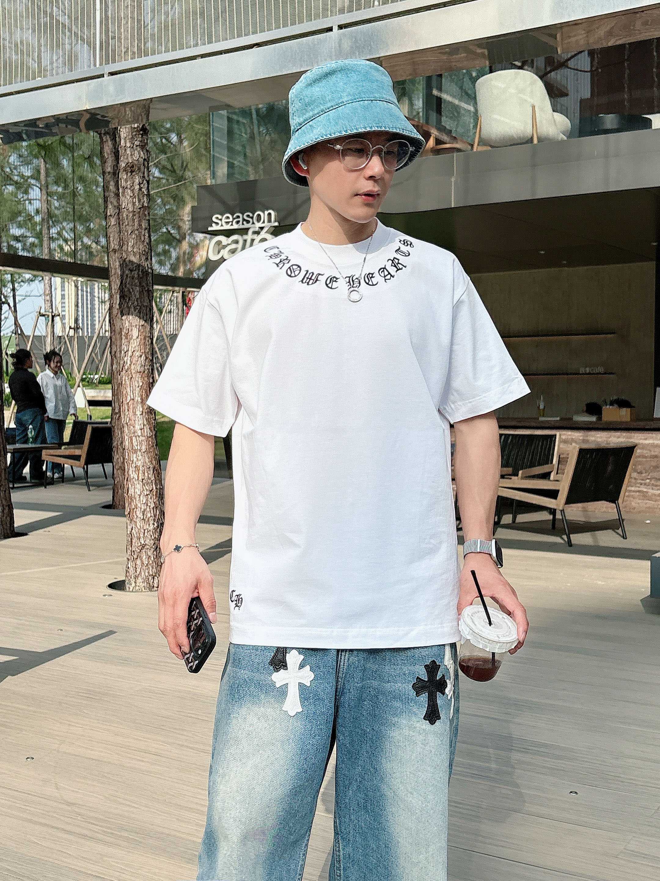 LuxluxHouse Best Quality Clothes Chrome Hearts T-shirt