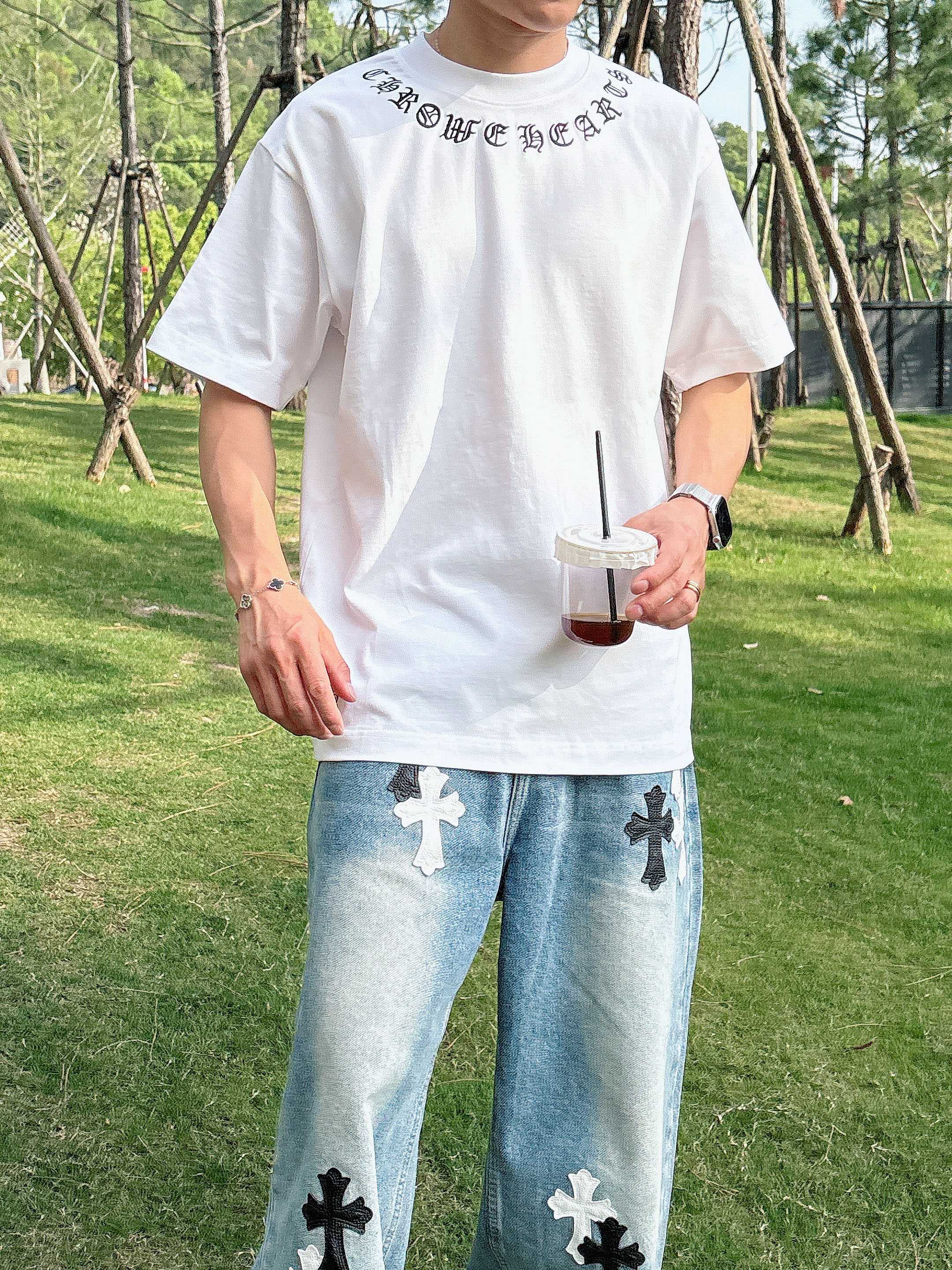 LuxluxHouse Best Quality Clothes Chrome Hearts T-shirt