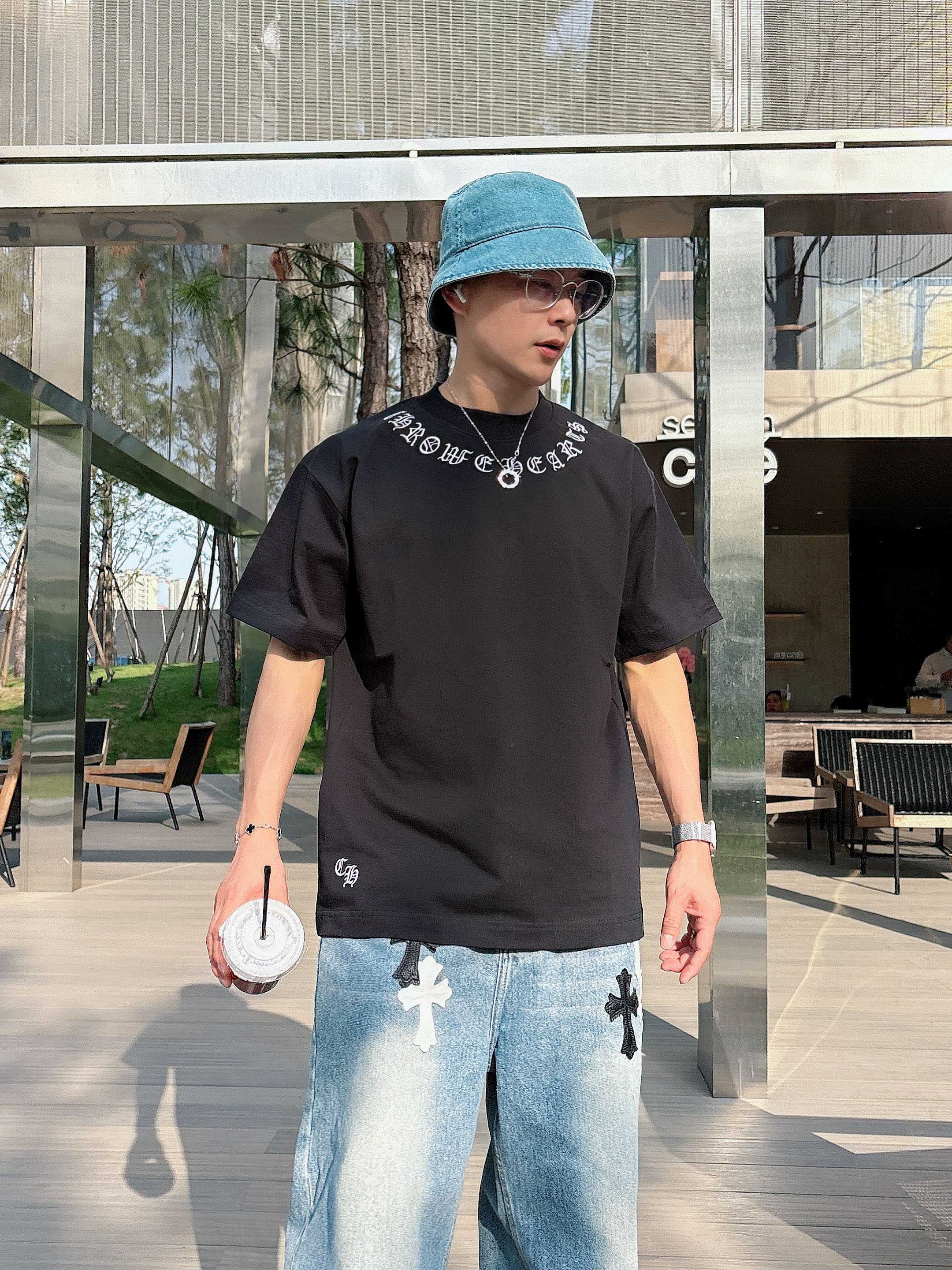 LuxluxHouse Best Quality Clothes Chrome Hearts T-shirt