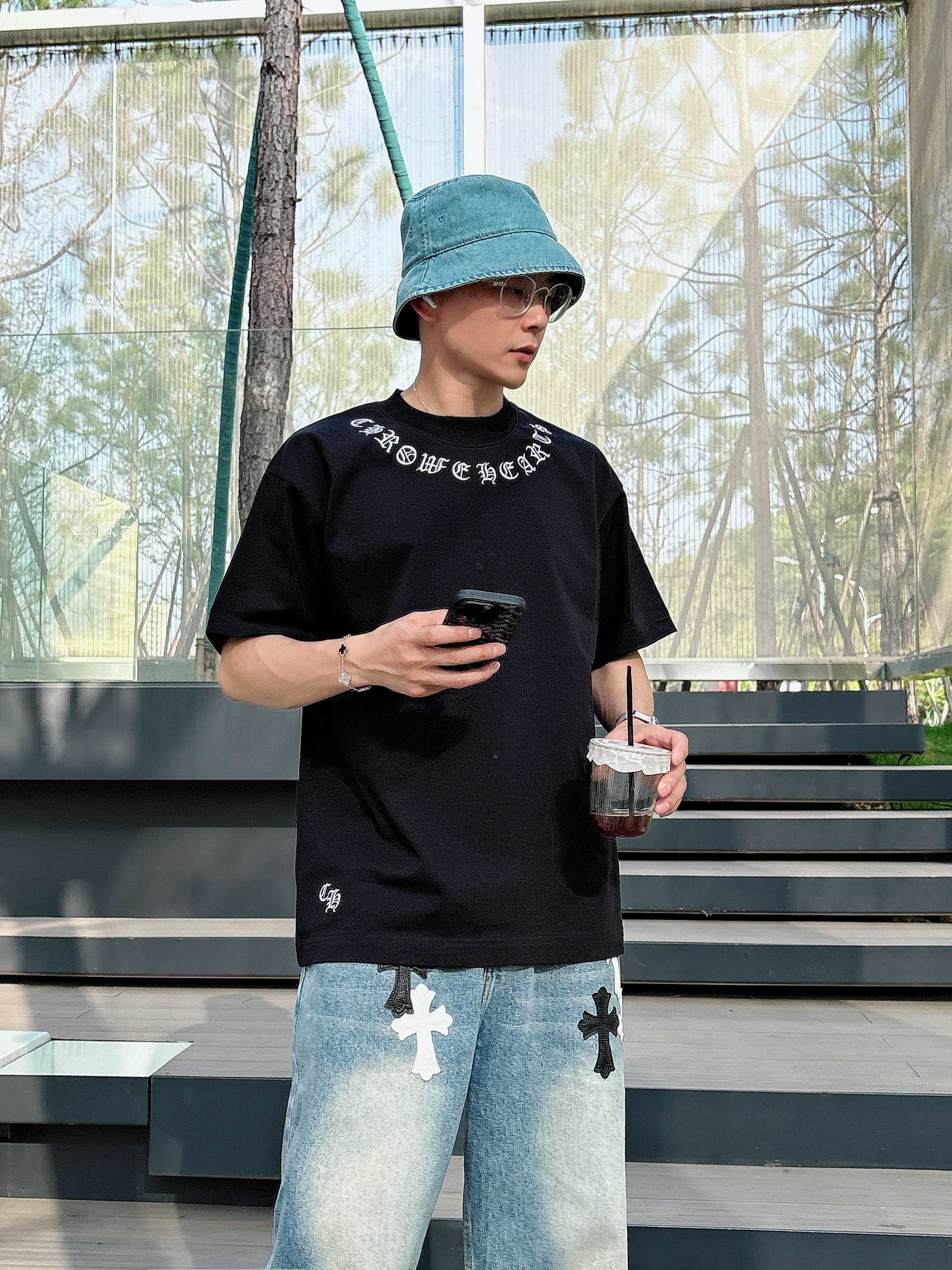 LuxluxHouse Best Quality Clothes Chrome Hearts T-shirt