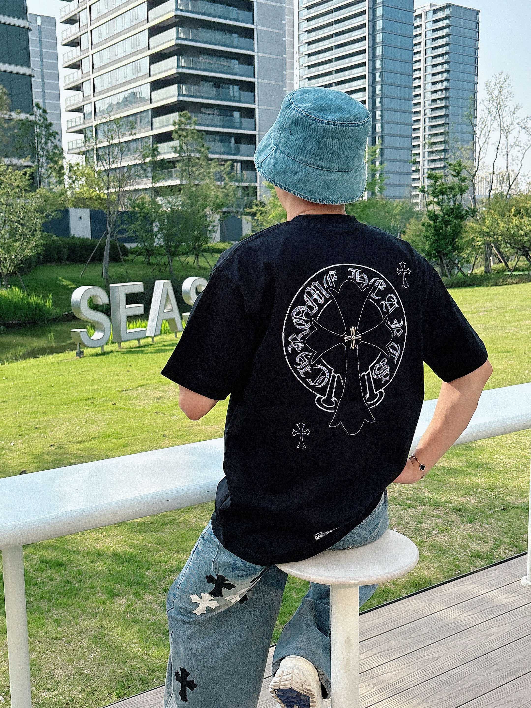 LuxluxHouse Best Quality Clothes Chrome Hearts T-shirt