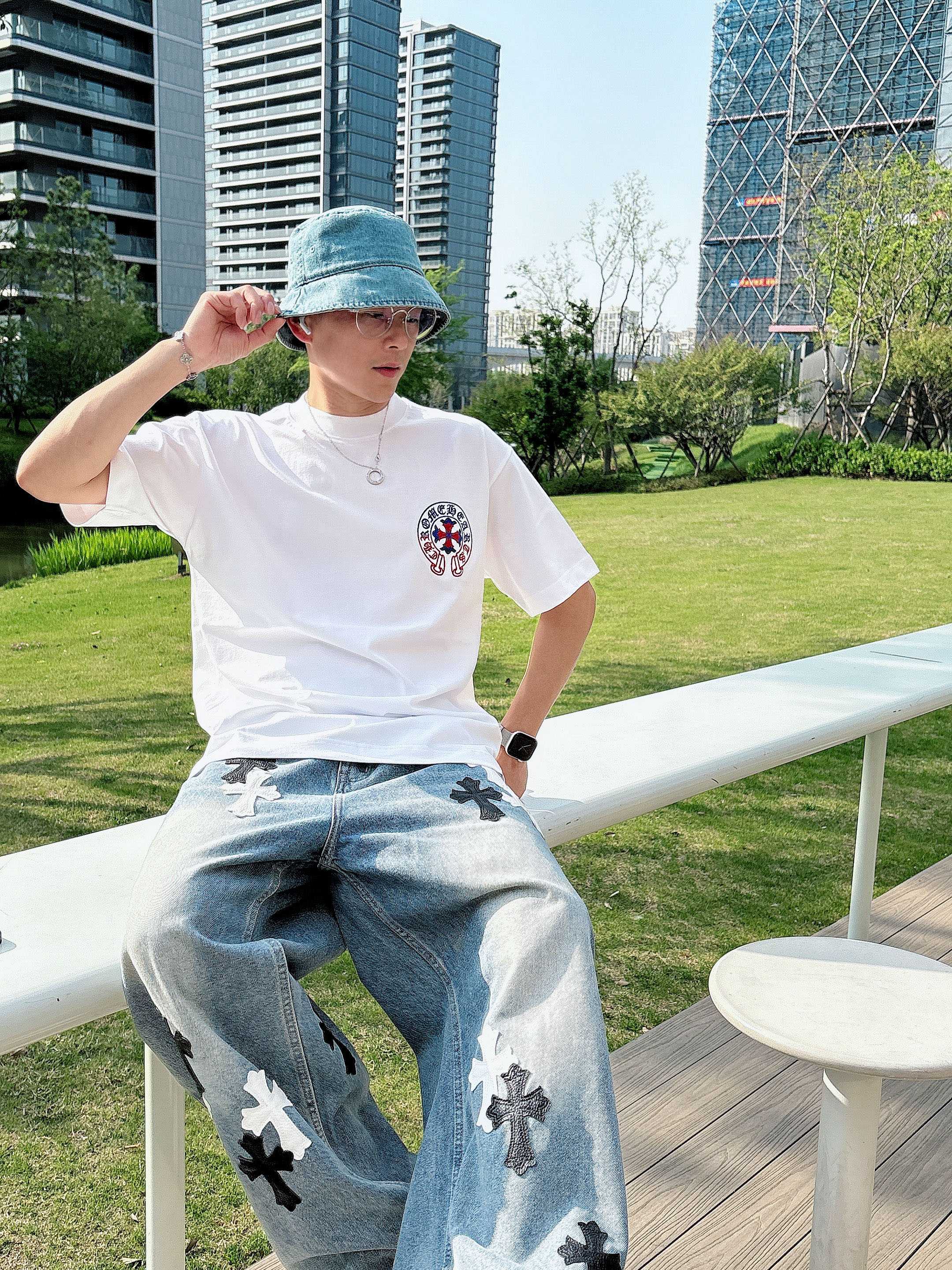 LuxluxHouse Best Quality Clothes Chrome Hearts T-shirt