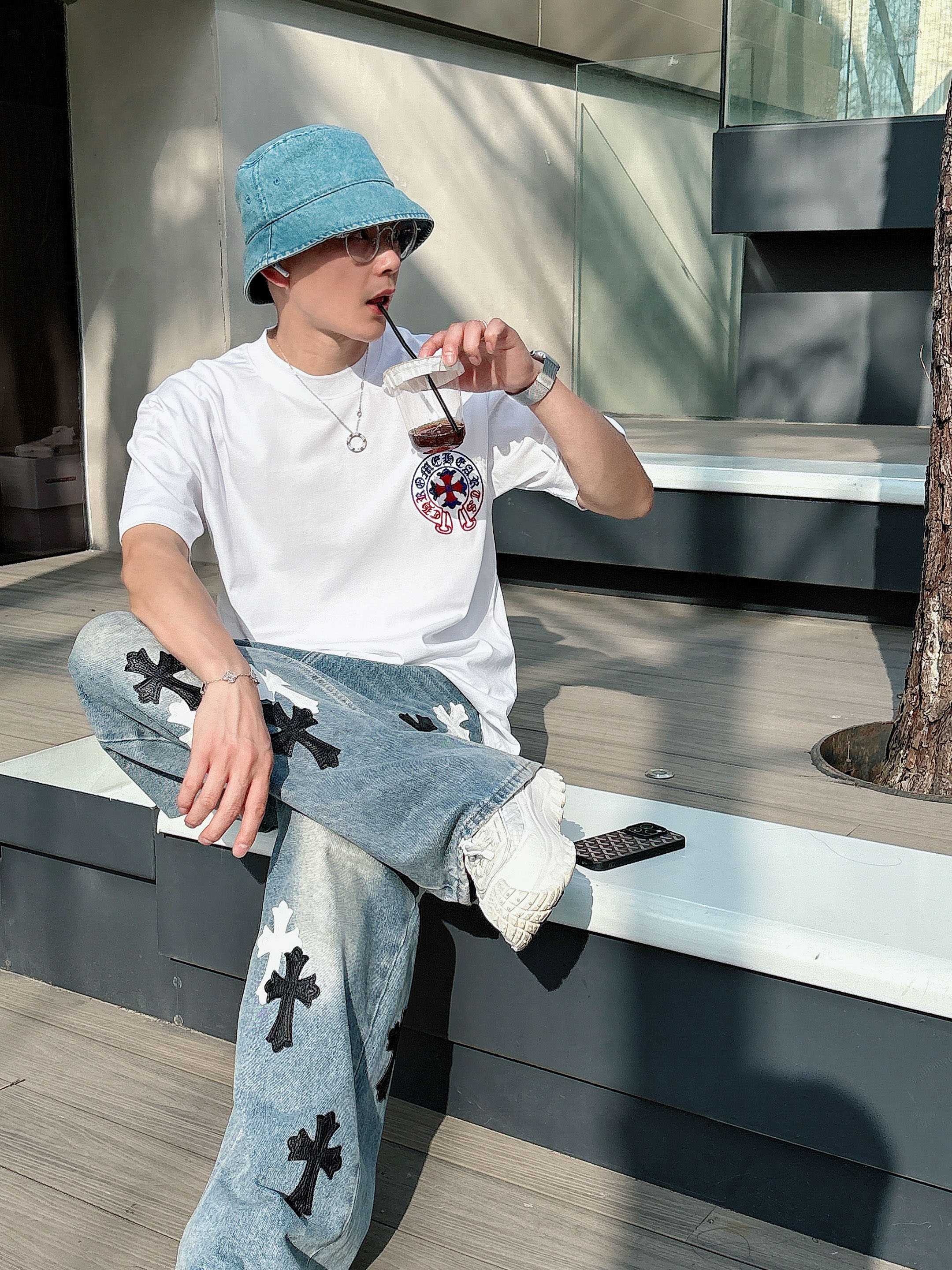 LuxluxHouse Best Quality Clothes Chrome Hearts T-shirt