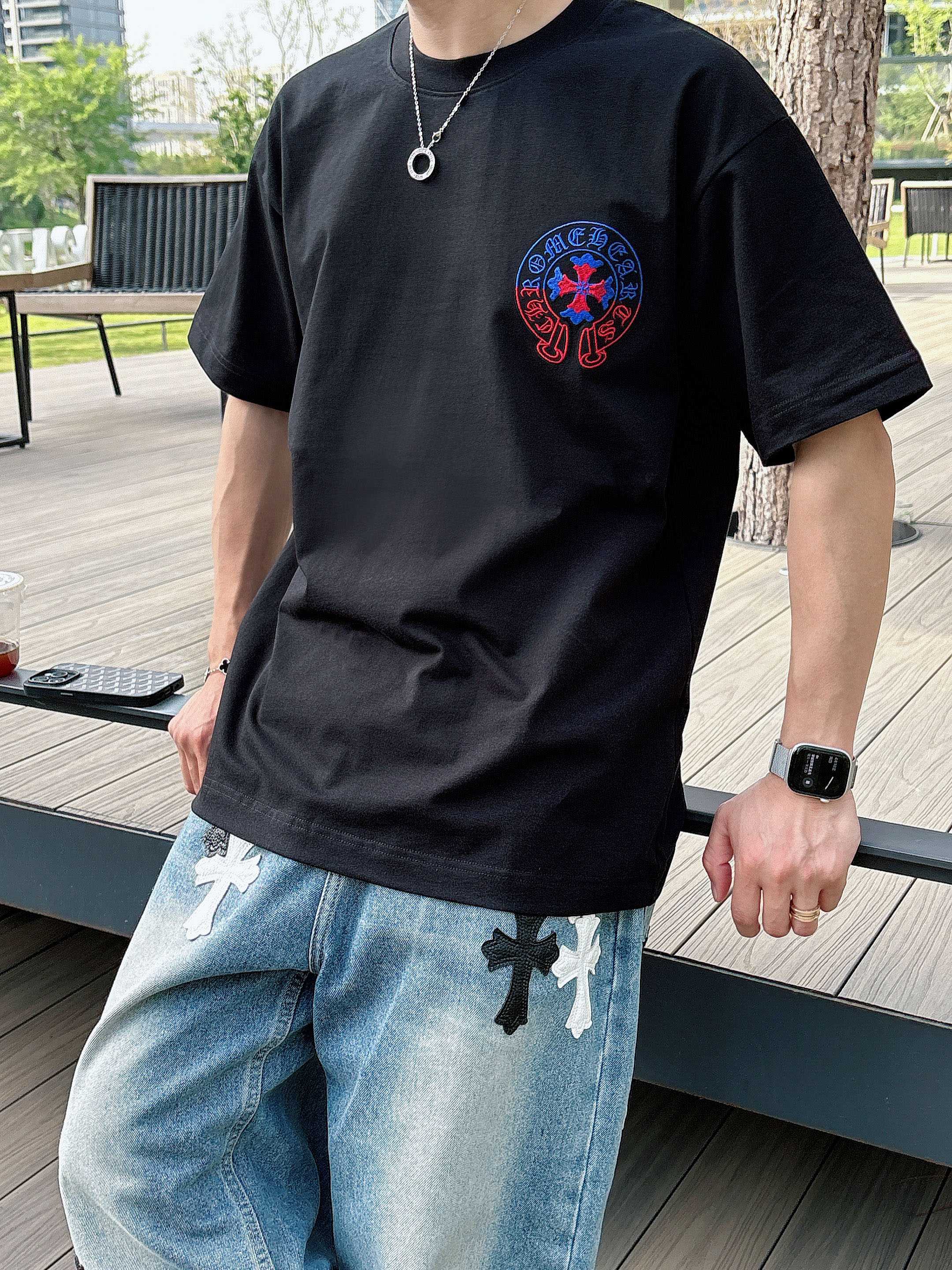 LuxluxHouse Best Quality Clothes Chrome Hearts T-shirt