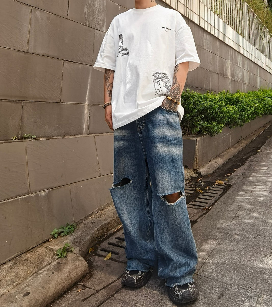 LuxluxHouse Best Quality Clothes Off White T-shirt