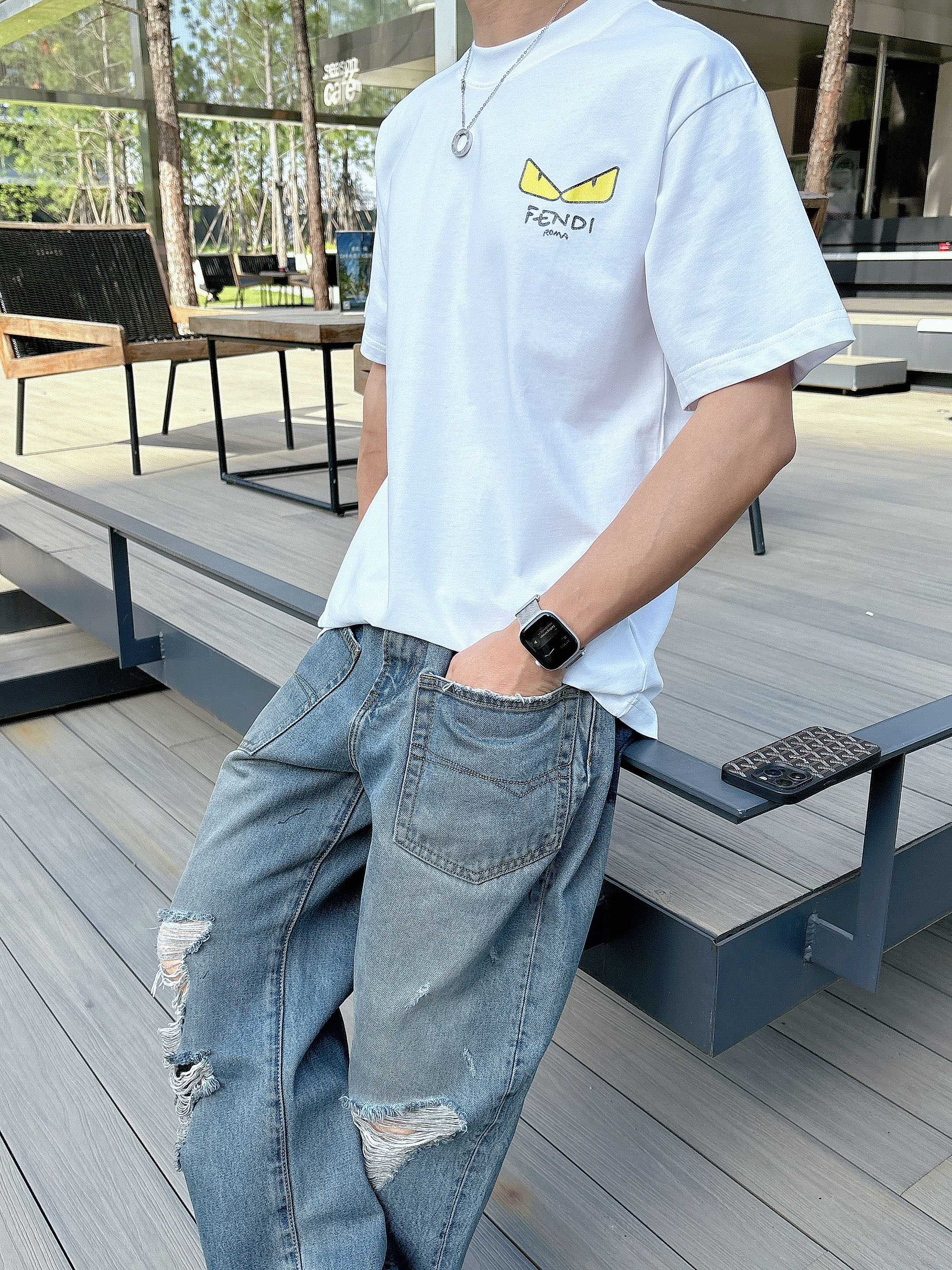 LuxluxHouse Best Quality Clothes Fendi T-shirt