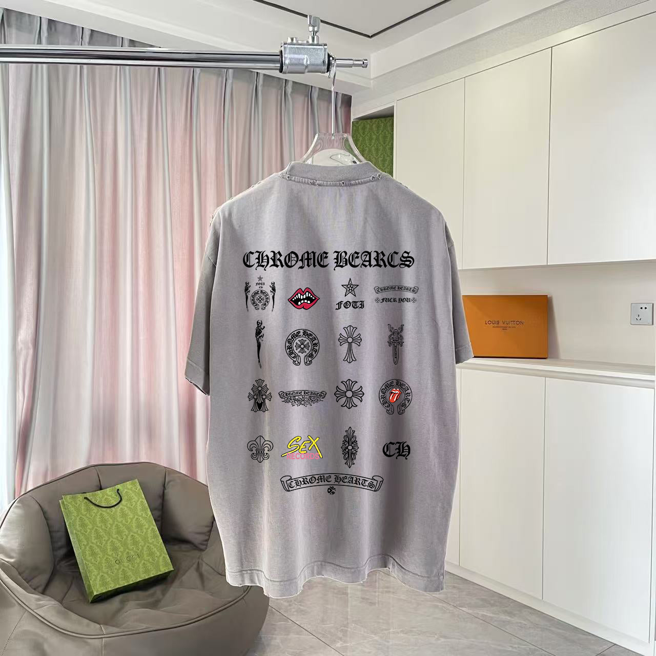 LuxluxHouse Best Quality Clothes Chrome Hearts T-shirt