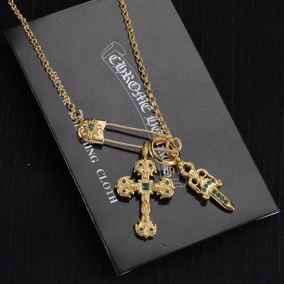 LuxluxHouse Best Quality Accessories Necklace Chrome Hearts