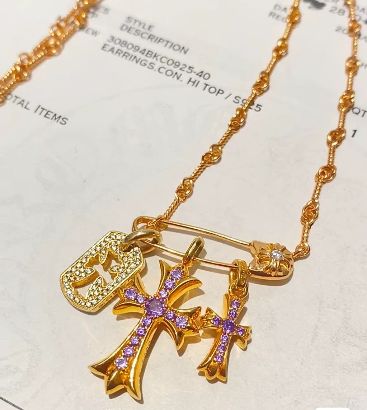 LuxluxHouse Best Quality Accessories Necklace Chrome Hearts