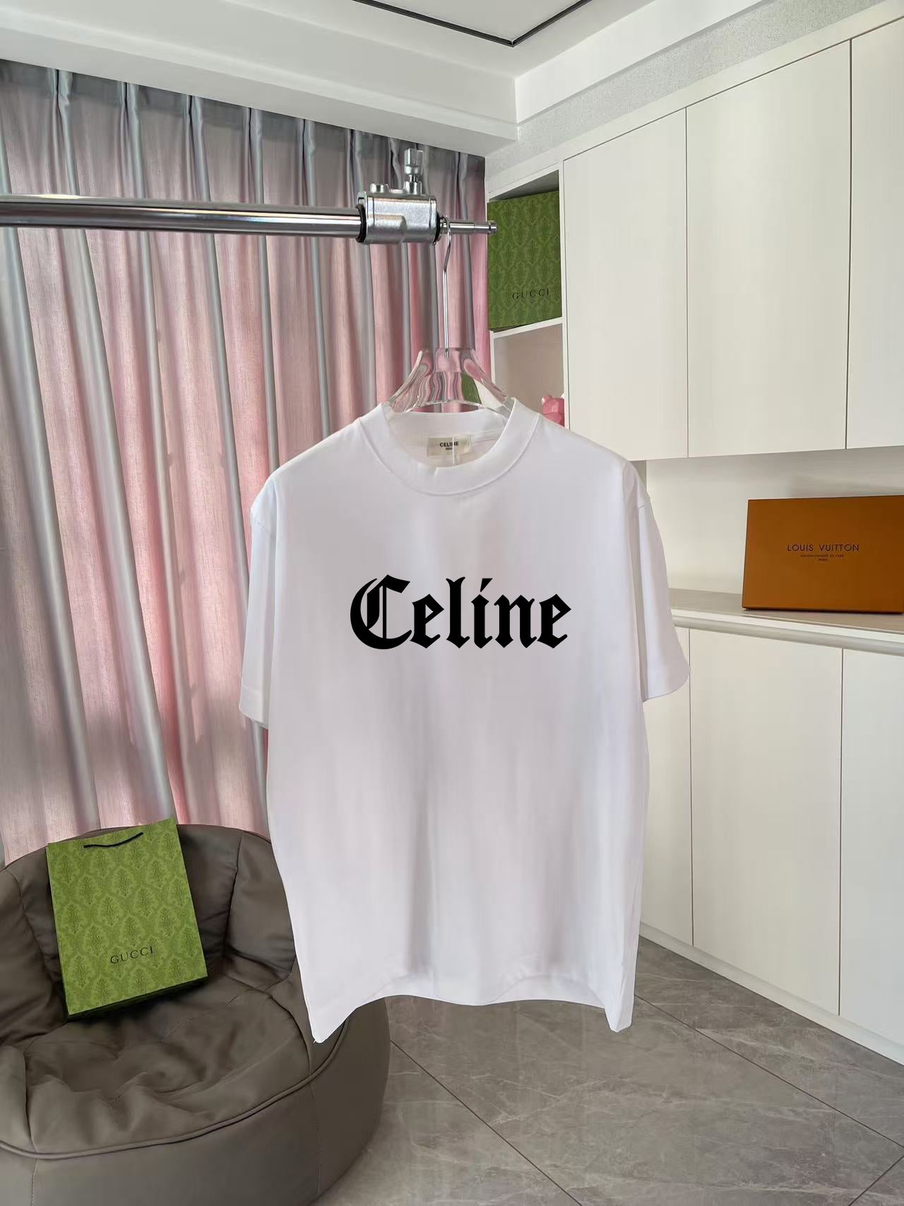LuxluxHouse Best Quality Clothes T-shirt Celine