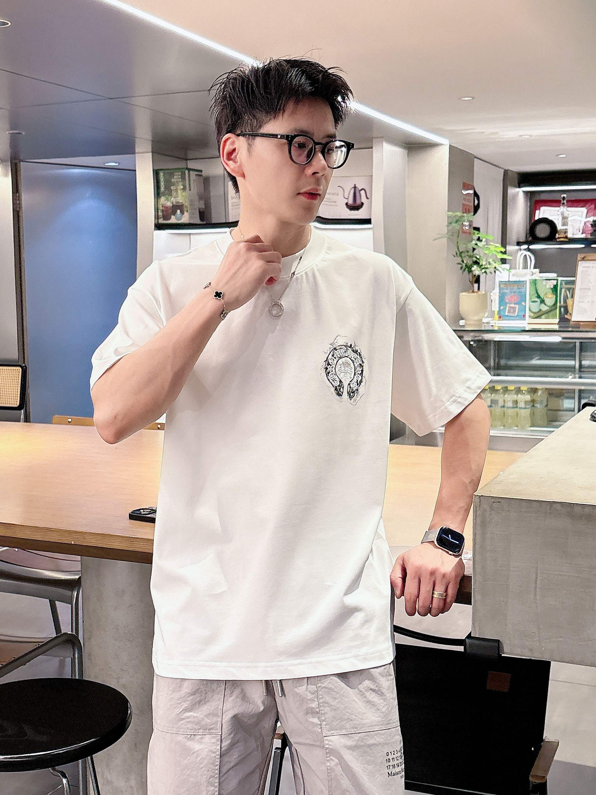 LuxluxHouse Best Quality Clothes Chrome Hearts T-shirt