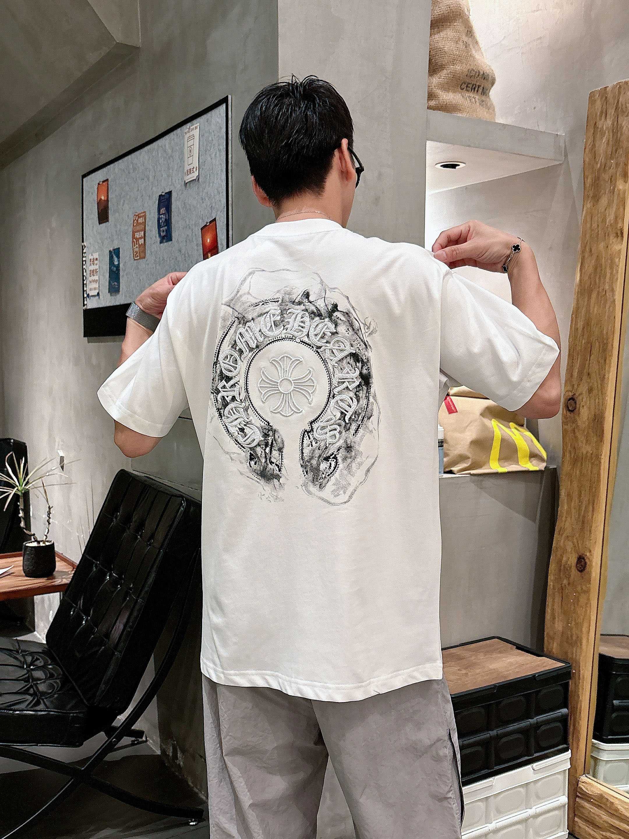 LuxluxHouse Best Quality Clothes Chrome Hearts T-shirt