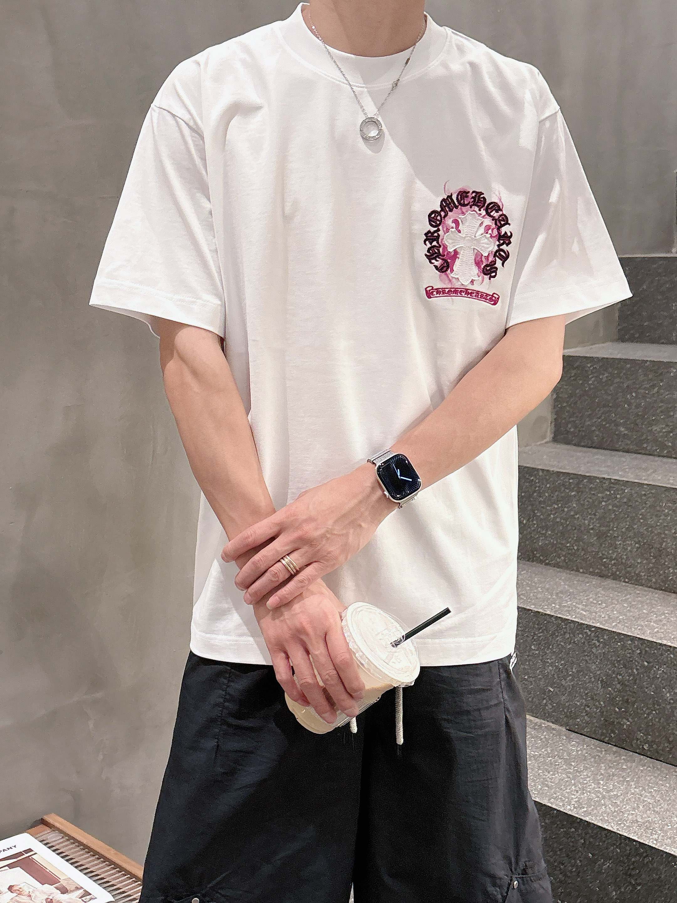 LuxluxHouse Best Quality Clothes Chrome Hearts T-shirt