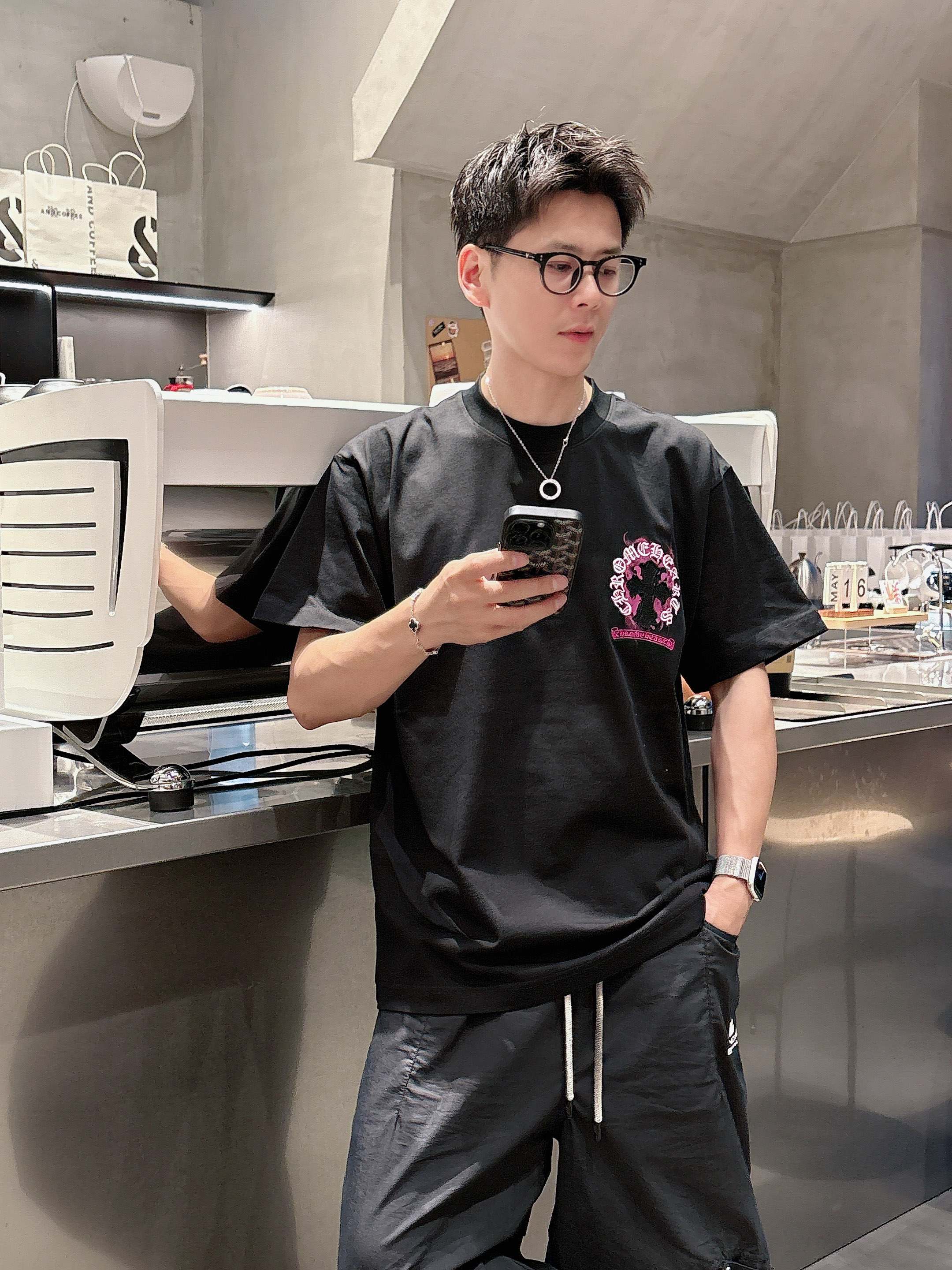 LuxluxHouse Best Quality Clothes Chrome Hearts T-shirt