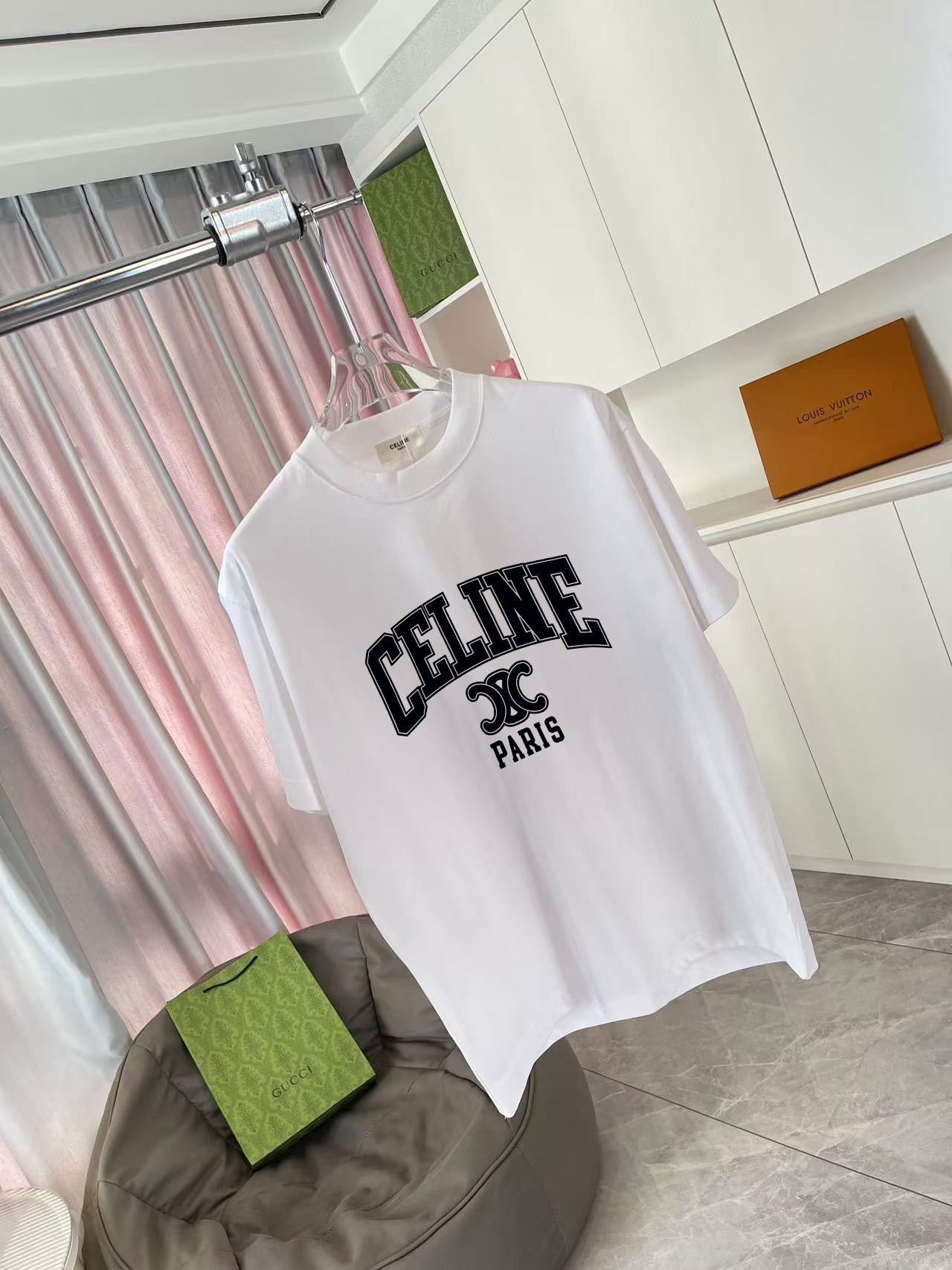 LuxluxHouse Best Quality Clothes T-shirt Celine