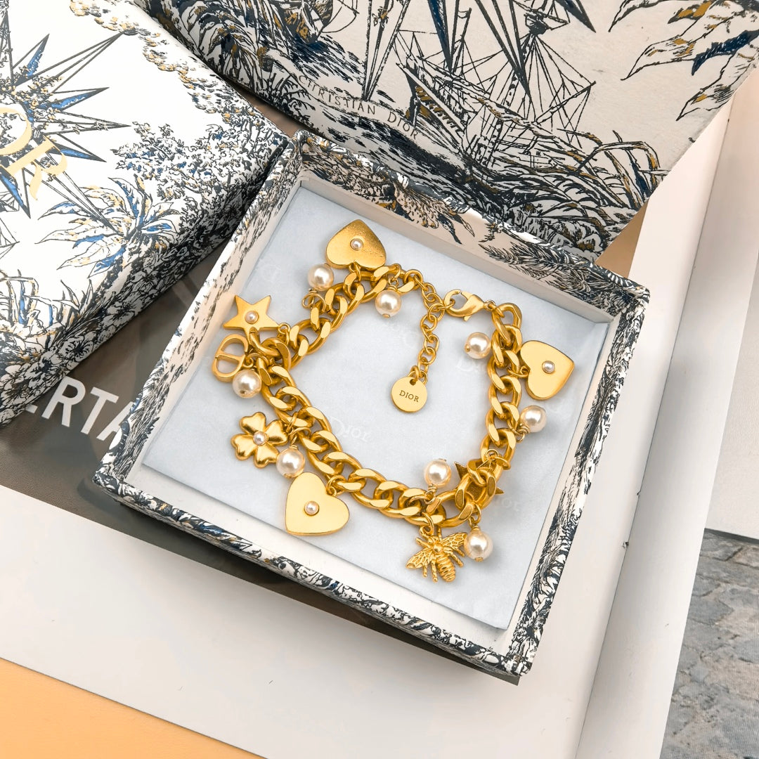 LuxluxHouse Best Quality Accessories Bracelet Necklace Dior