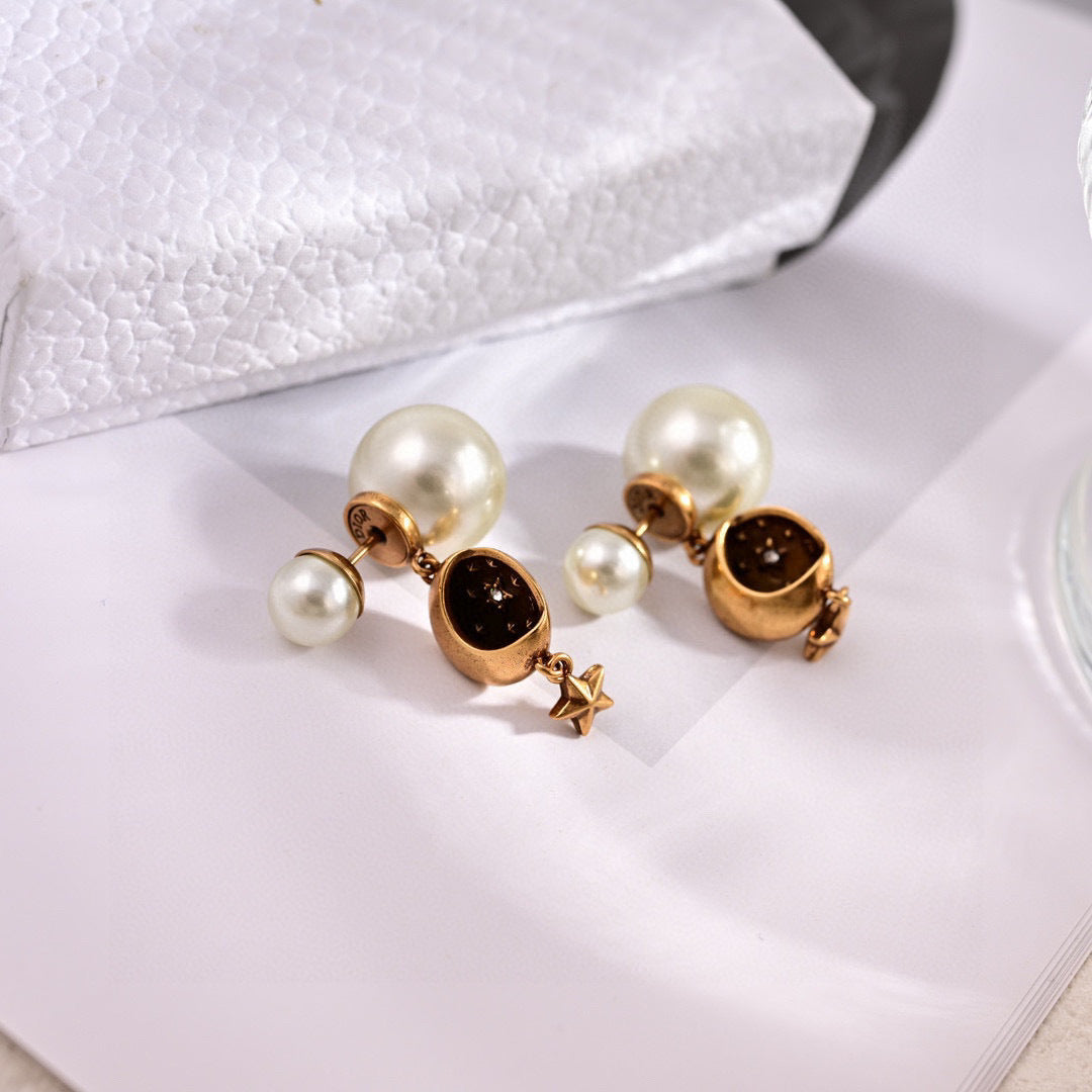 LuxluxHouse Best Quality Accessories Necklace Earrings Dior