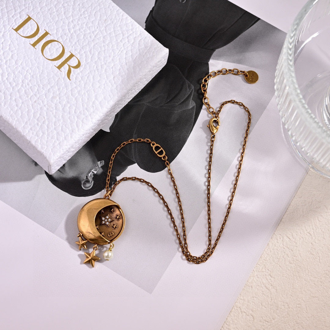 LuxluxHouse Best Quality Accessories Necklace Earrings Dior