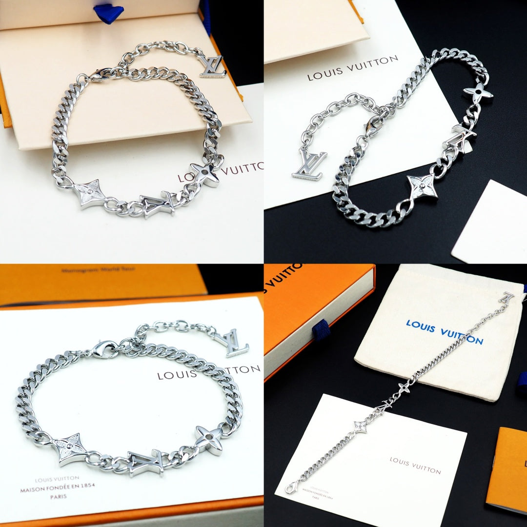 LuxluxHouse Best Quality Accessories Necklace Bracelet Louis Vuitton