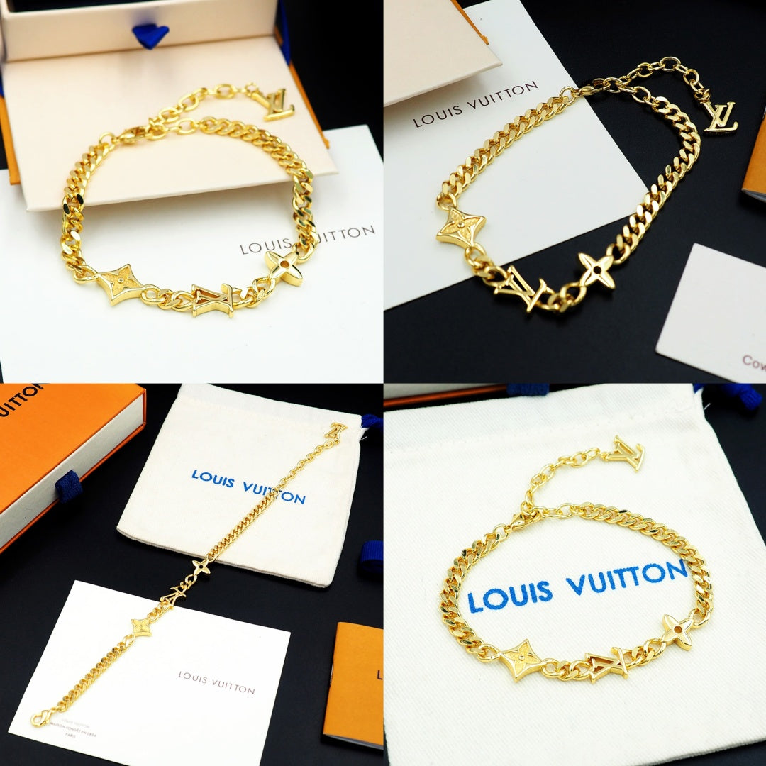 LuxluxHouse Best Quality Accessories Necklace Bracelet Louis Vuitton
