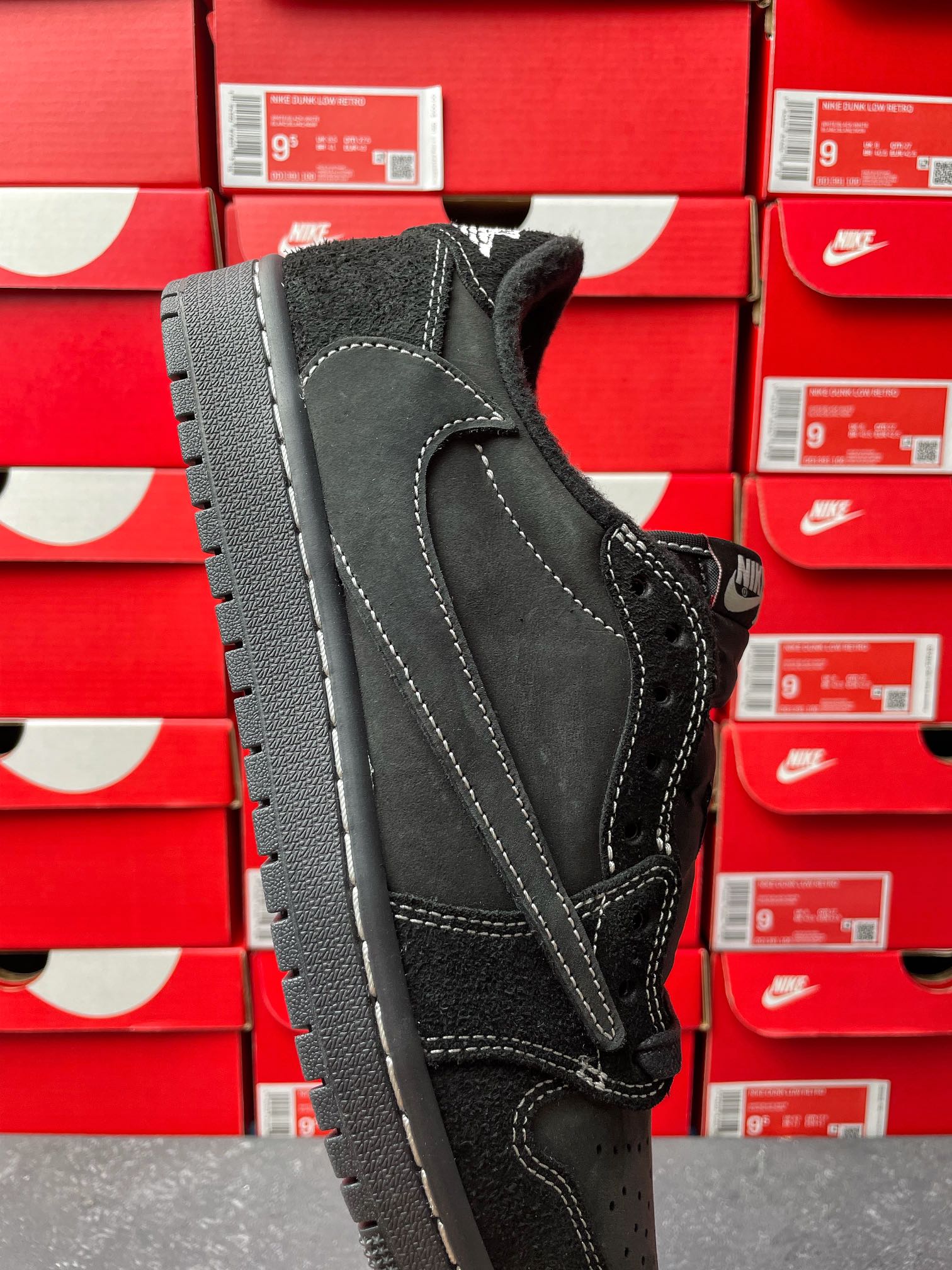 FK Batch-Air Jordan 1 × Travis Scott “ Black/Phantom”