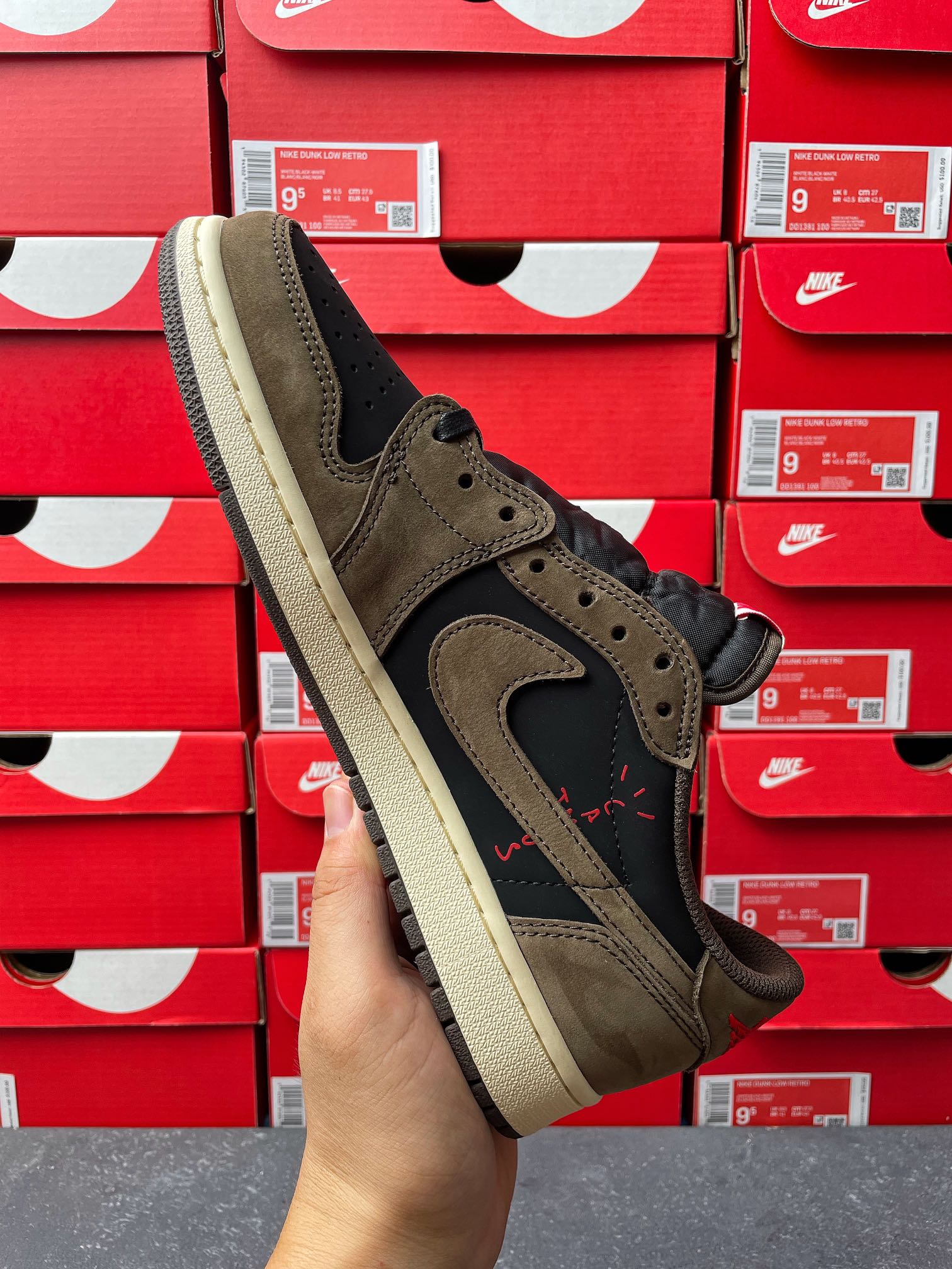 FK Batch-Air Jordan 1 × Travis Scott “Mocha”