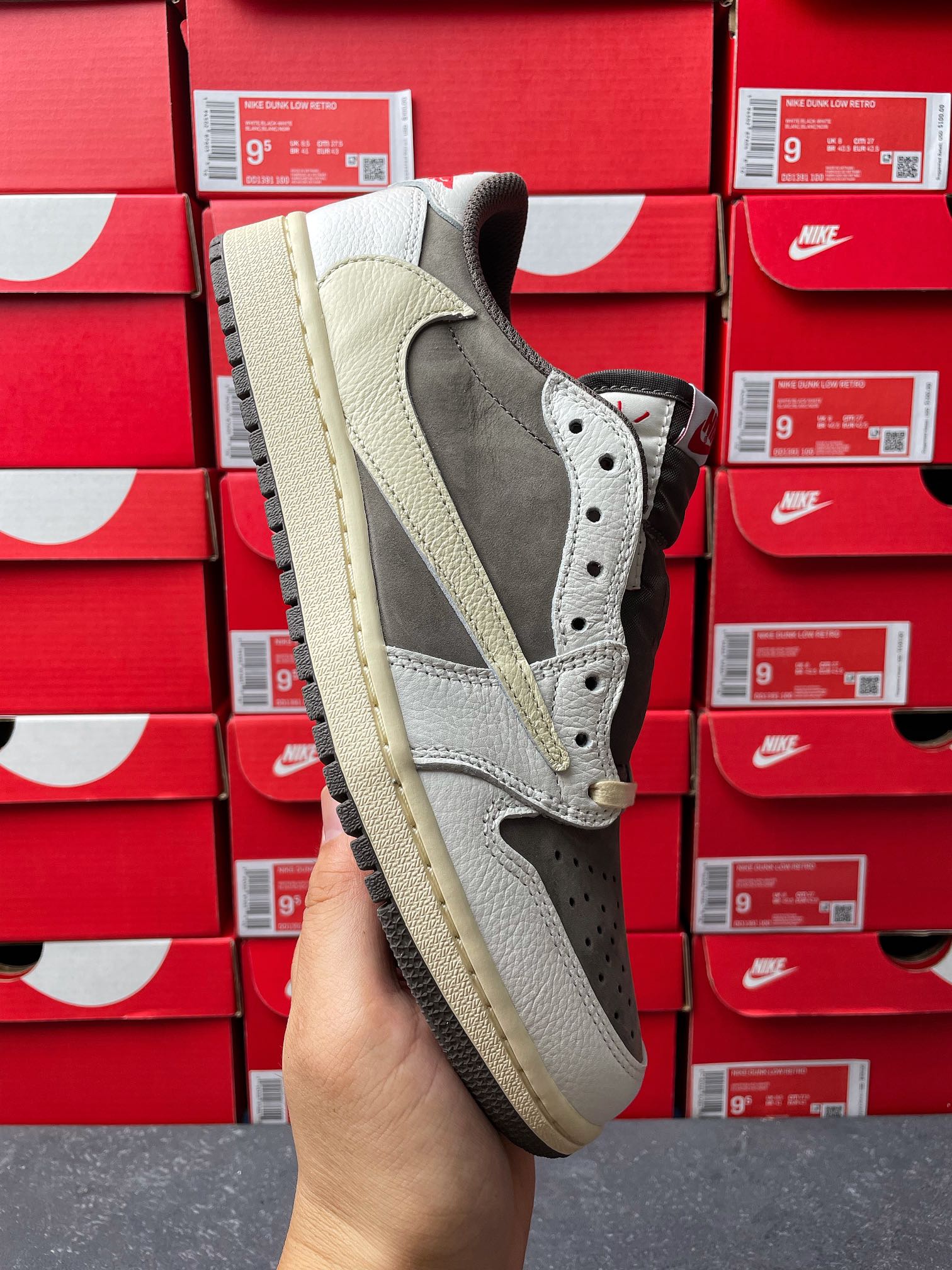 FK Batch-Air Jordan 1 × Travis Scott “ Reverse Mocha”