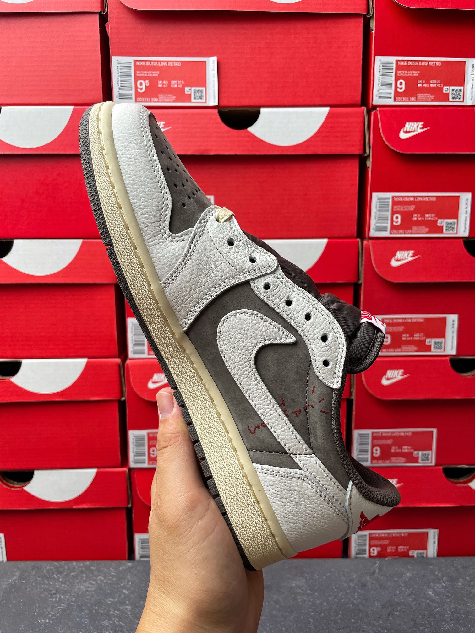 FK Batch-Air Jordan 1 × Travis Scott “ Reverse Mocha”