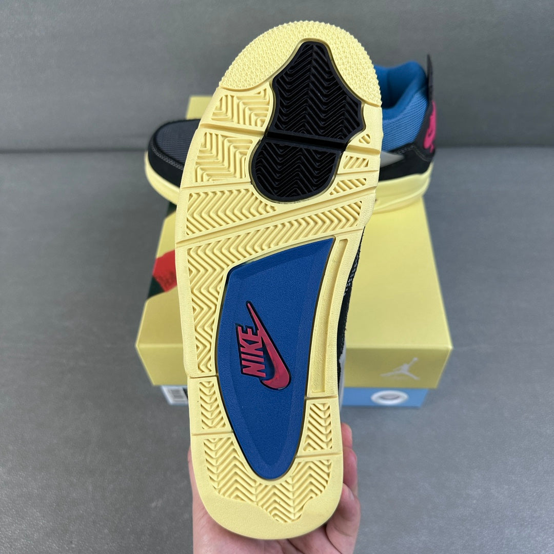 PB Batch-Union LA × Air Jordan 4 “Off noir”