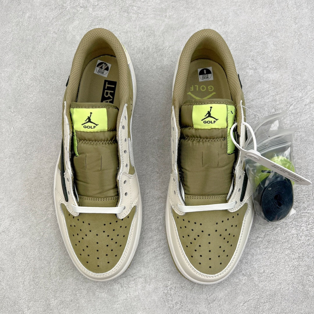 KZ Batch-Air Jordan 1 × Travis Scott “Golf Olives”