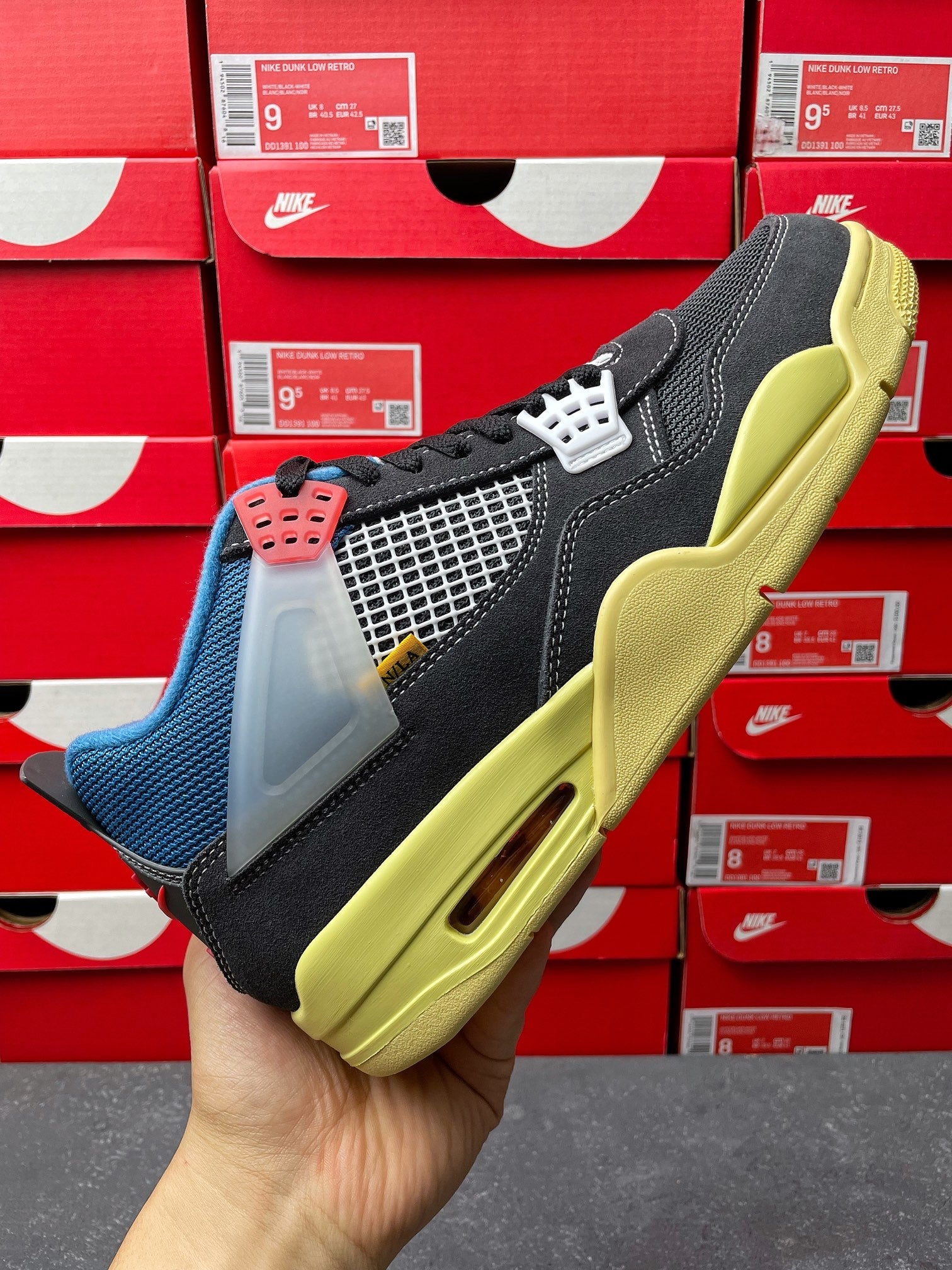 GX Batch-Union LA × Air Jordan 4 “Off noir”