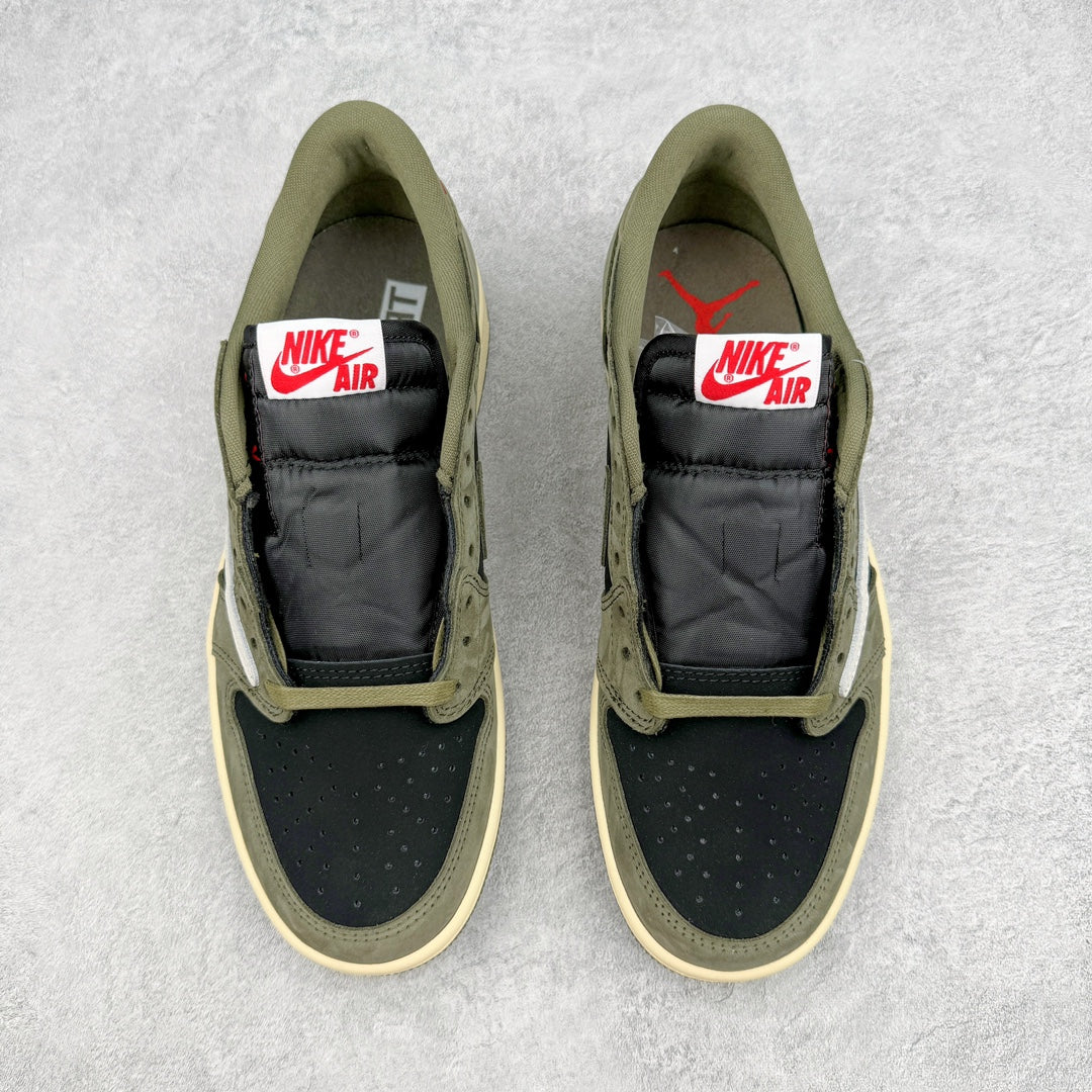 KZ Batch-Air Jordan 1 × Travis Scott “Green suede”
