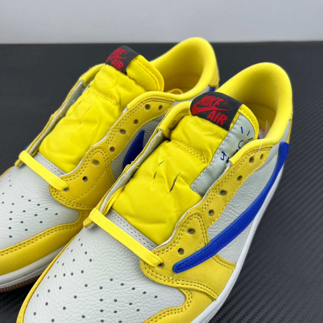 FK Batch-Air Jordan 1 × Travis Scott “Canary”