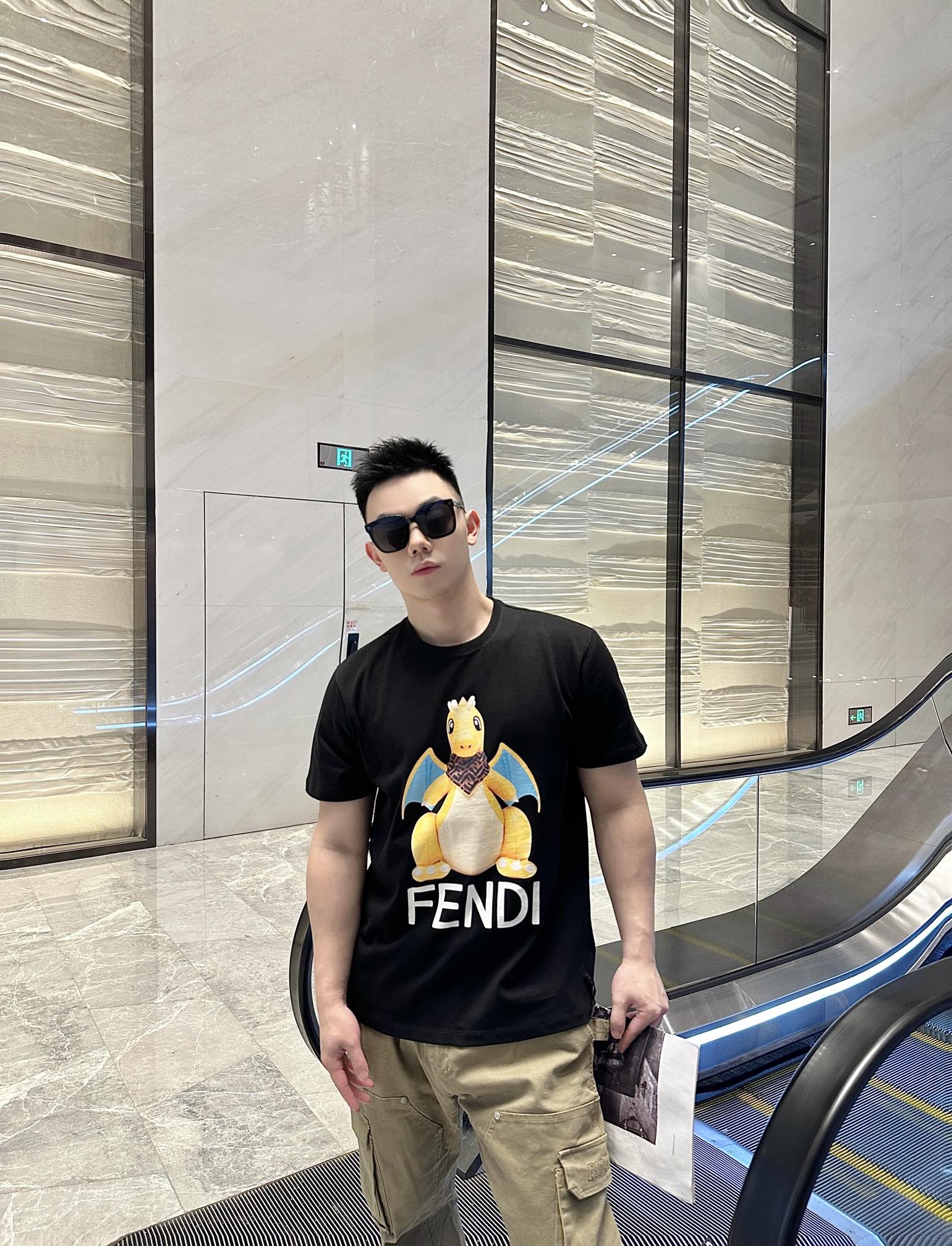 LuxluxHouse Best Quality Clothes Fendi T-shirt