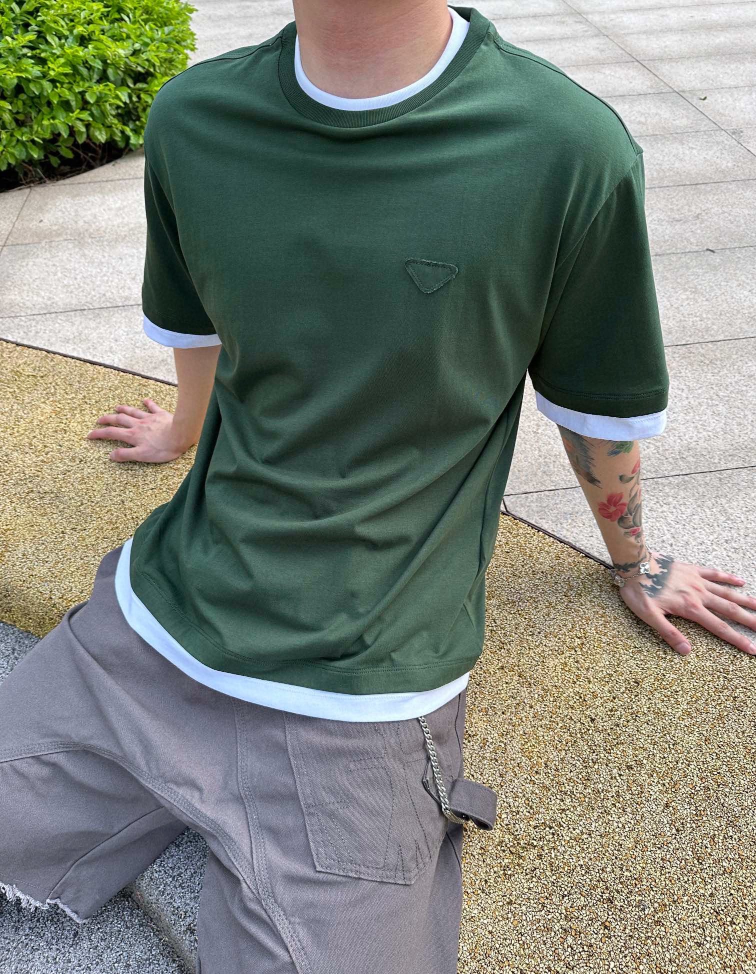 LuxluxHouse Best Quality Clothes T-shirt Prada