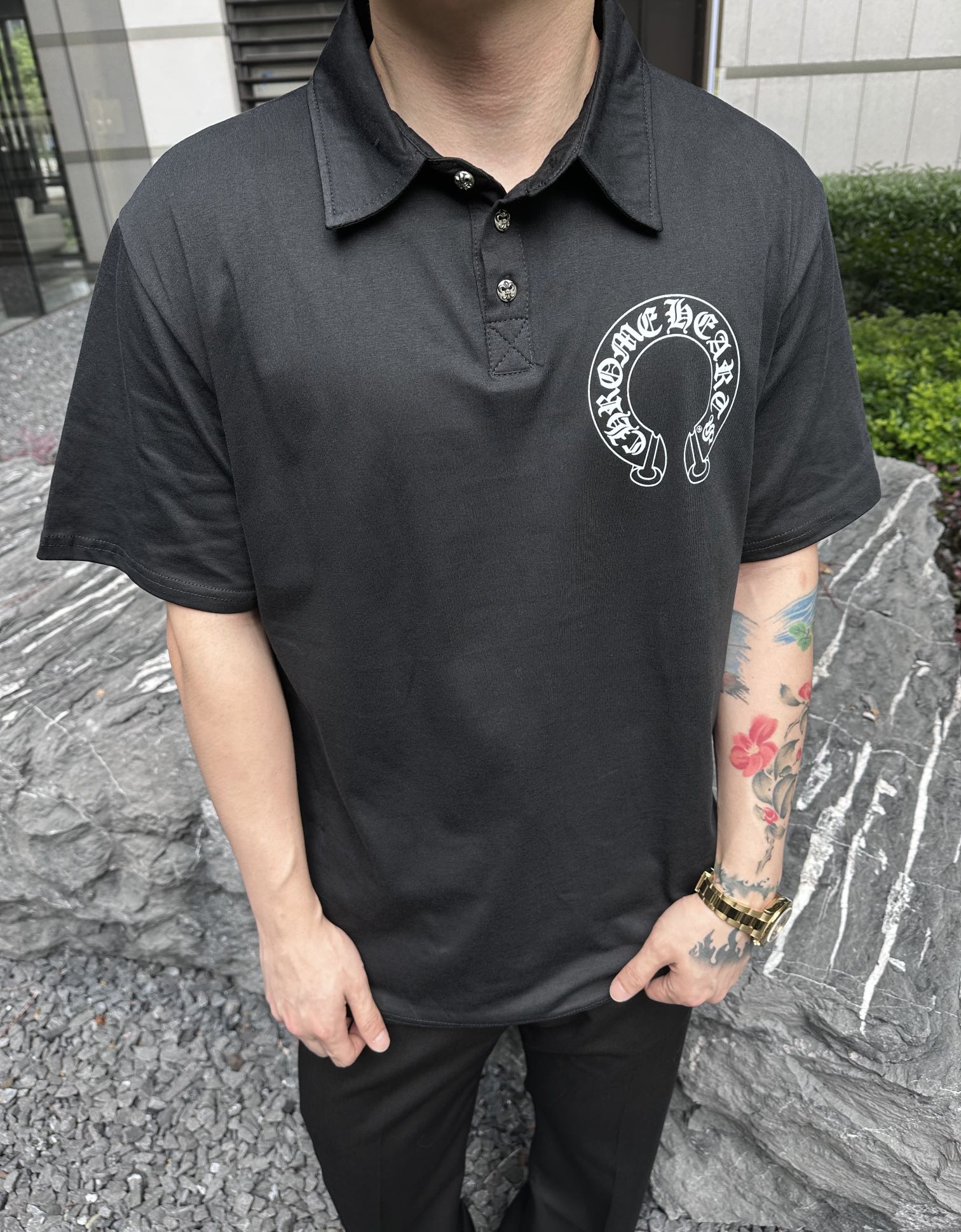LuxluxHouse Best Quality Clothes Shirts&Polo Chrome Hearts